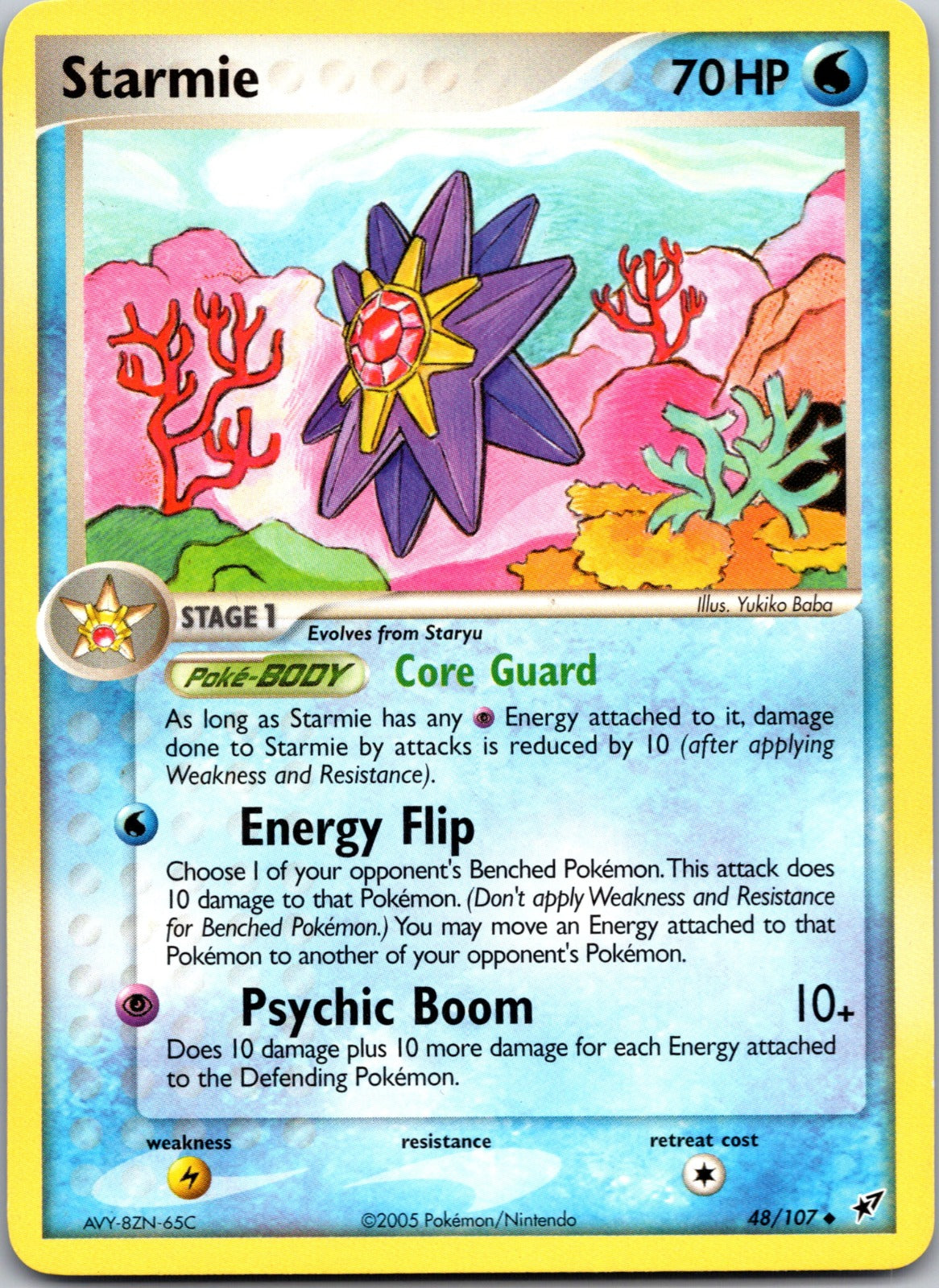 2005 Deoxys 48/107 Starmie LP E227