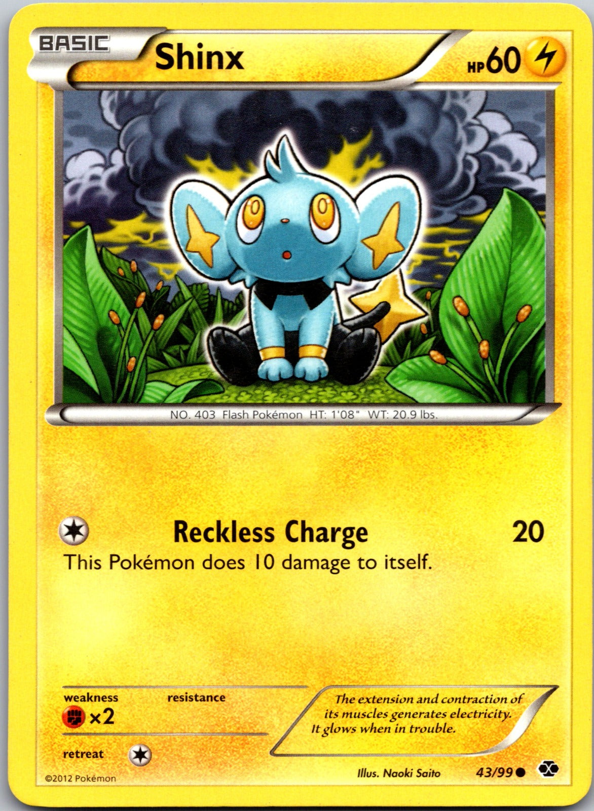 2012 Next Destinies 43/99 Shinx (43) LP F129