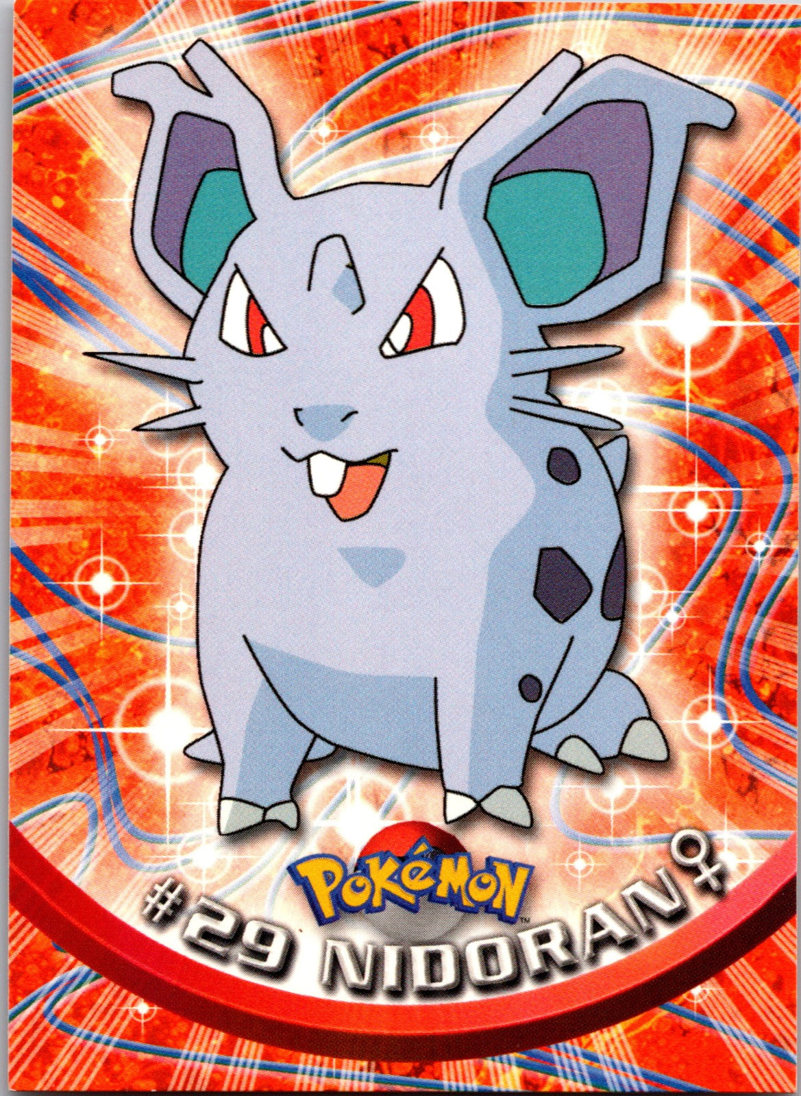 1999 Topps TV Nidoran F LP P184