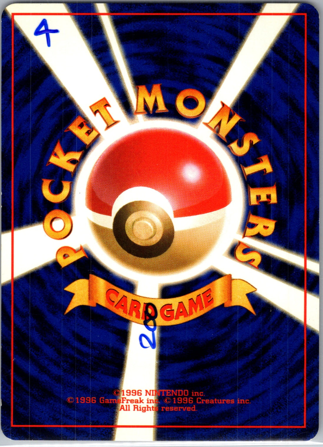 Challenge from the Darkness Giovanni's Nidoran F Common HP (Back)
