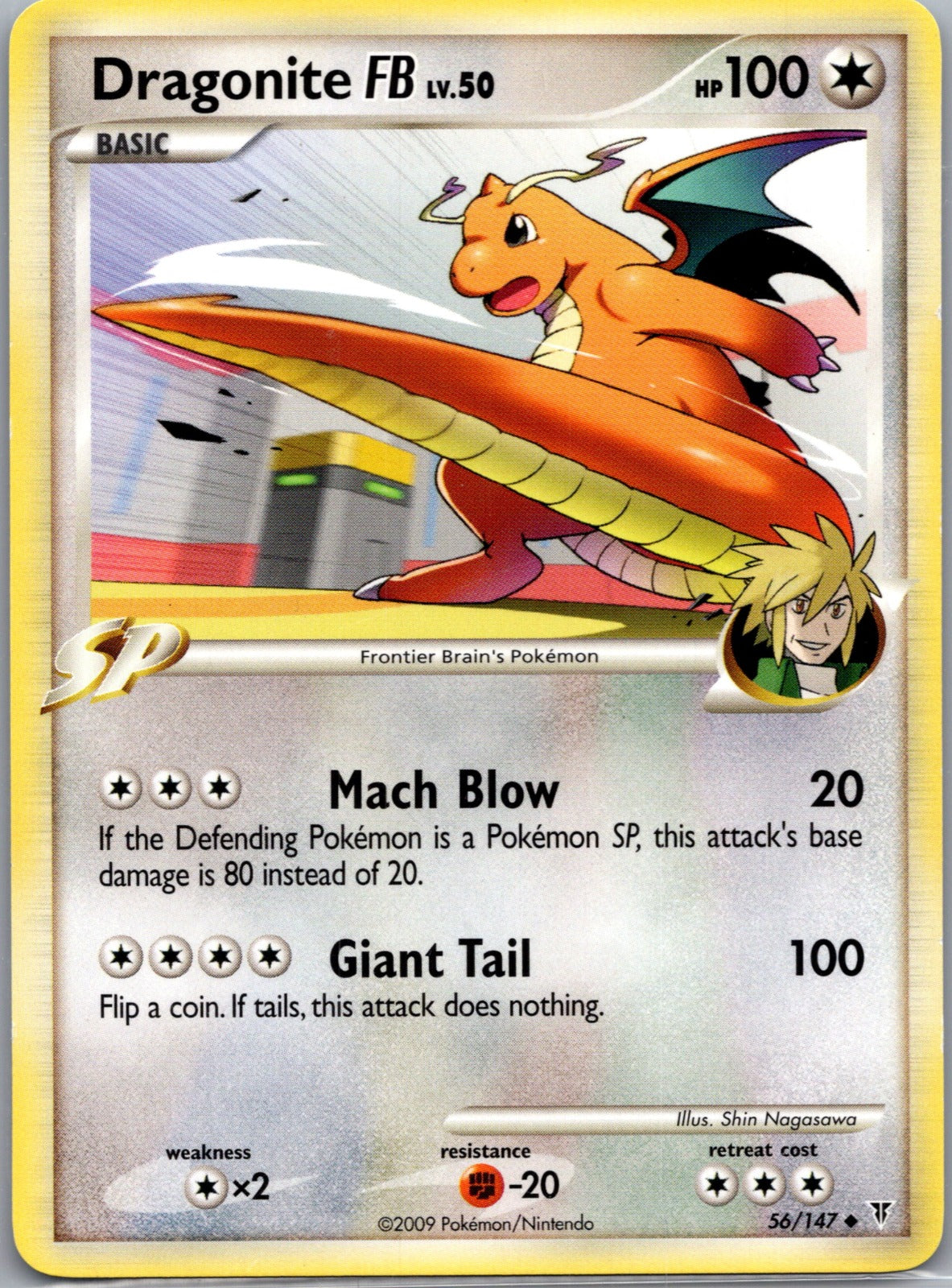 2009 Supreme Victors 056/147 Dragonite FB LP P22