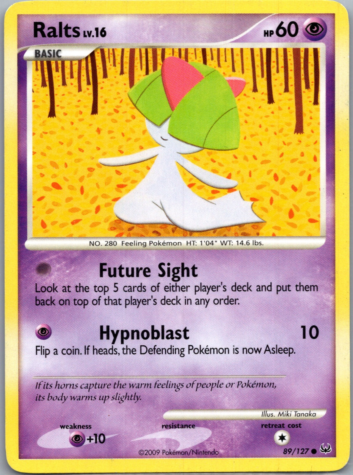 2009 Platinum 89/127 Ralts LP S261