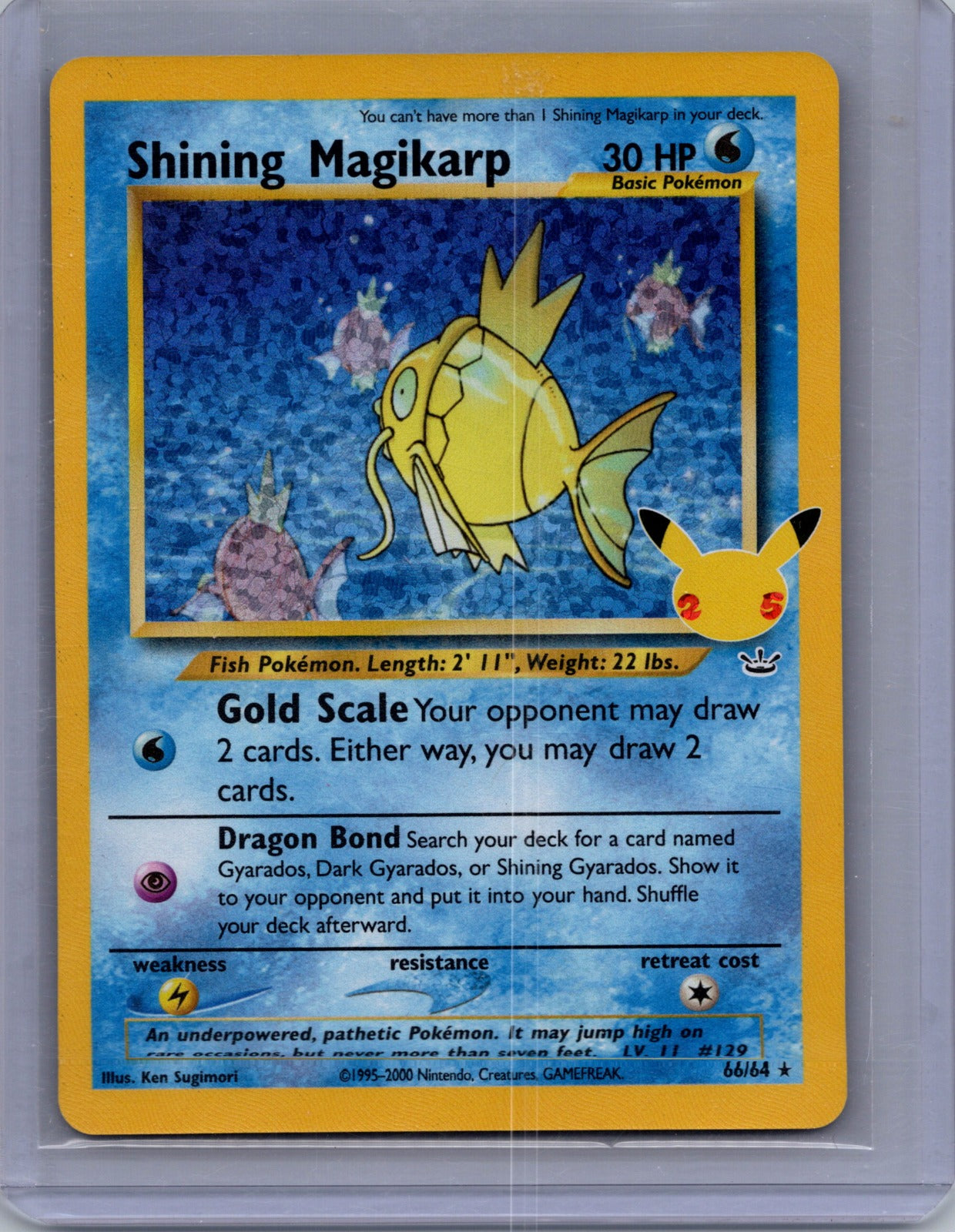 2021 Celebrations 66/64 Shining Magikarp NM T