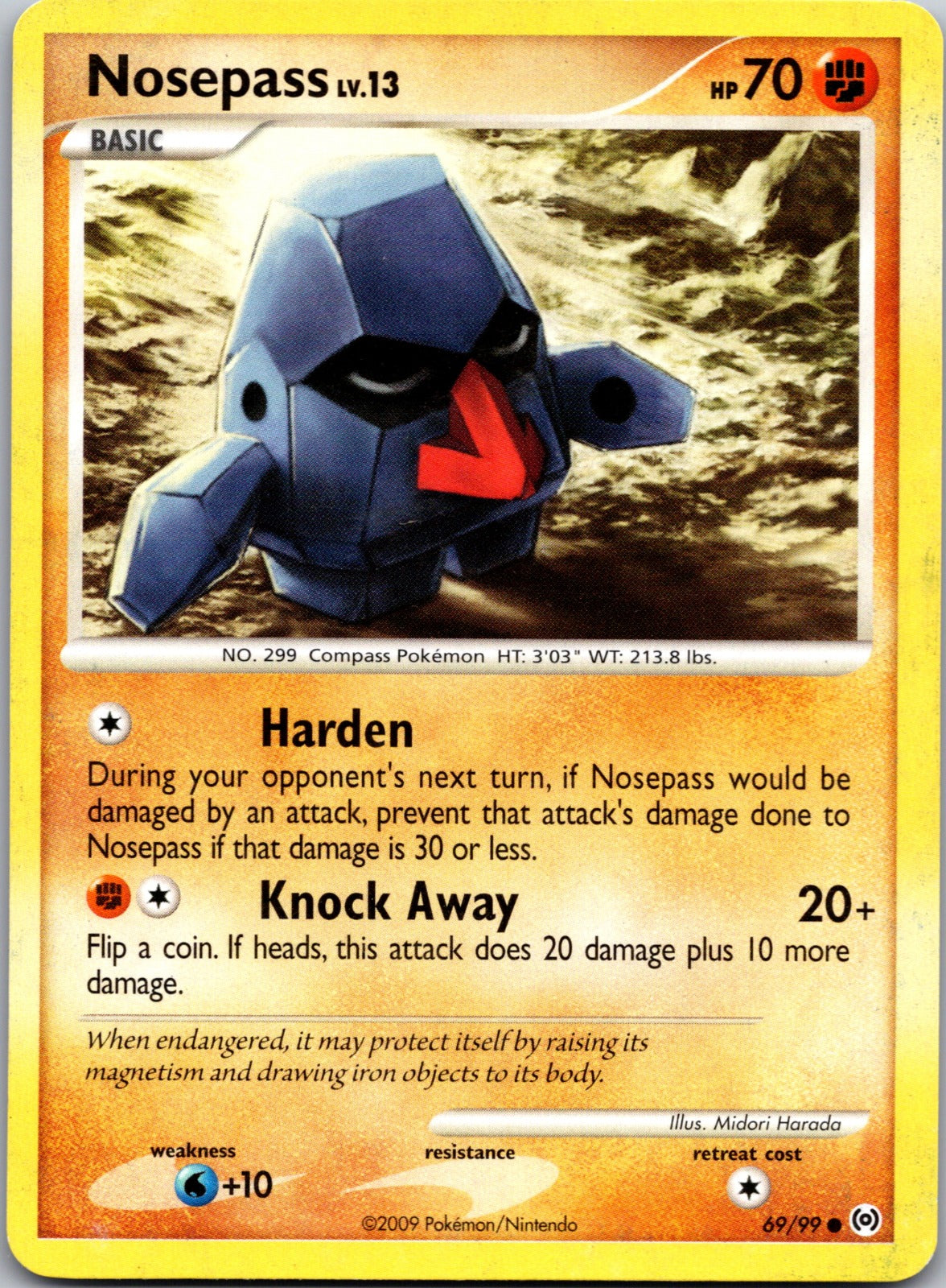 2009 Arceus 69/99 Nosepass LP C72