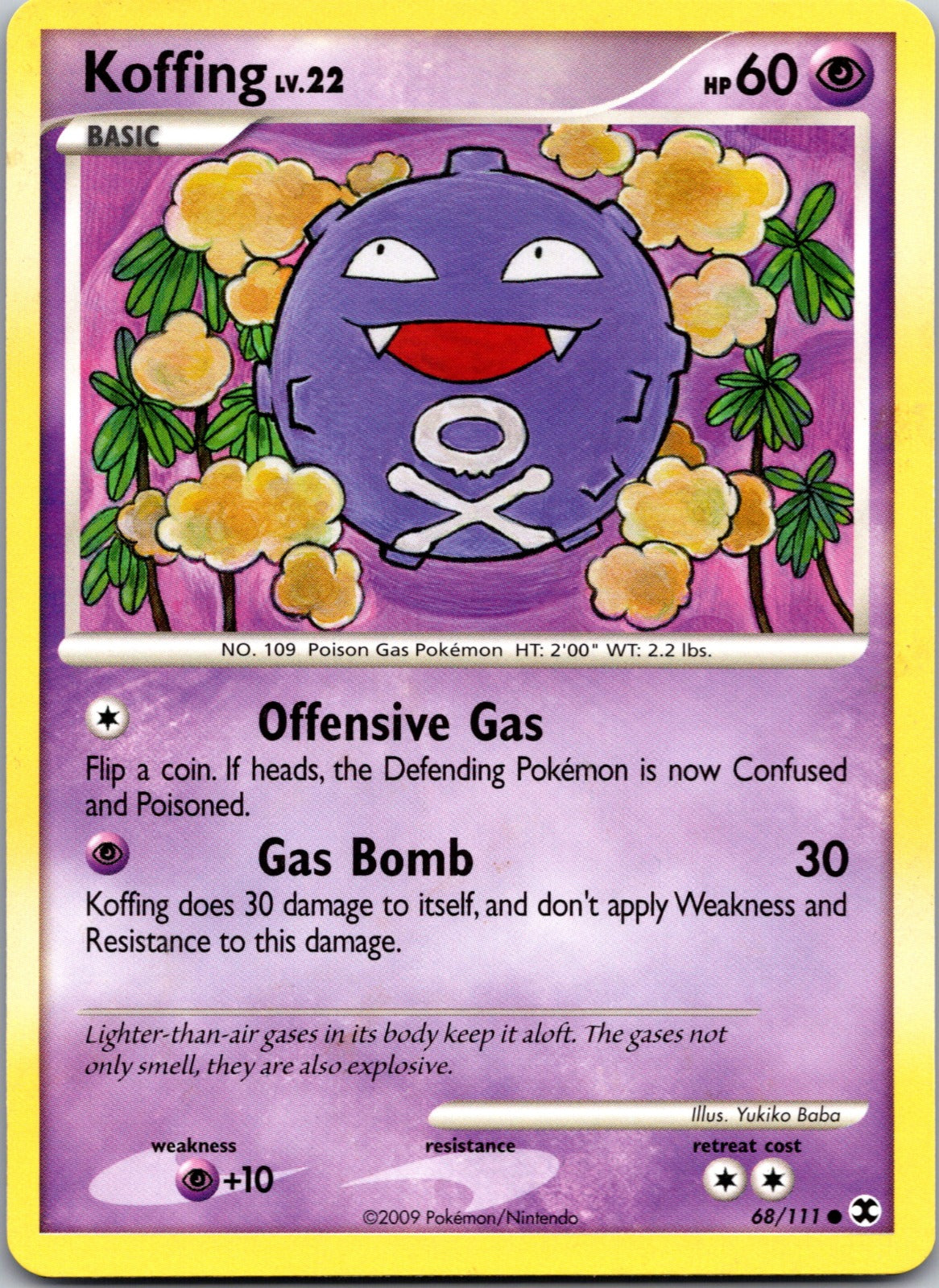 2009 Rising Rivals 68/111 Koffing MP Z262