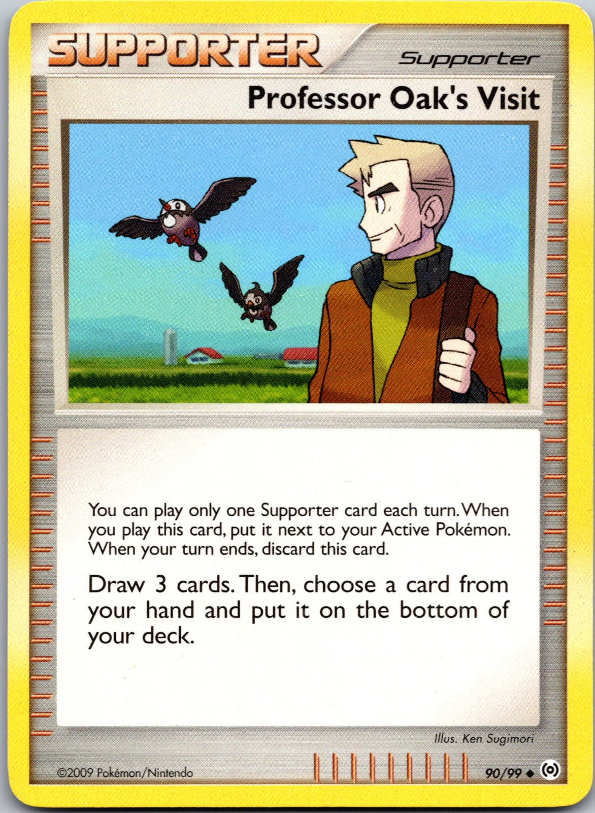 2009 Arceus 90/99 Professor Oak's Visit LP C73