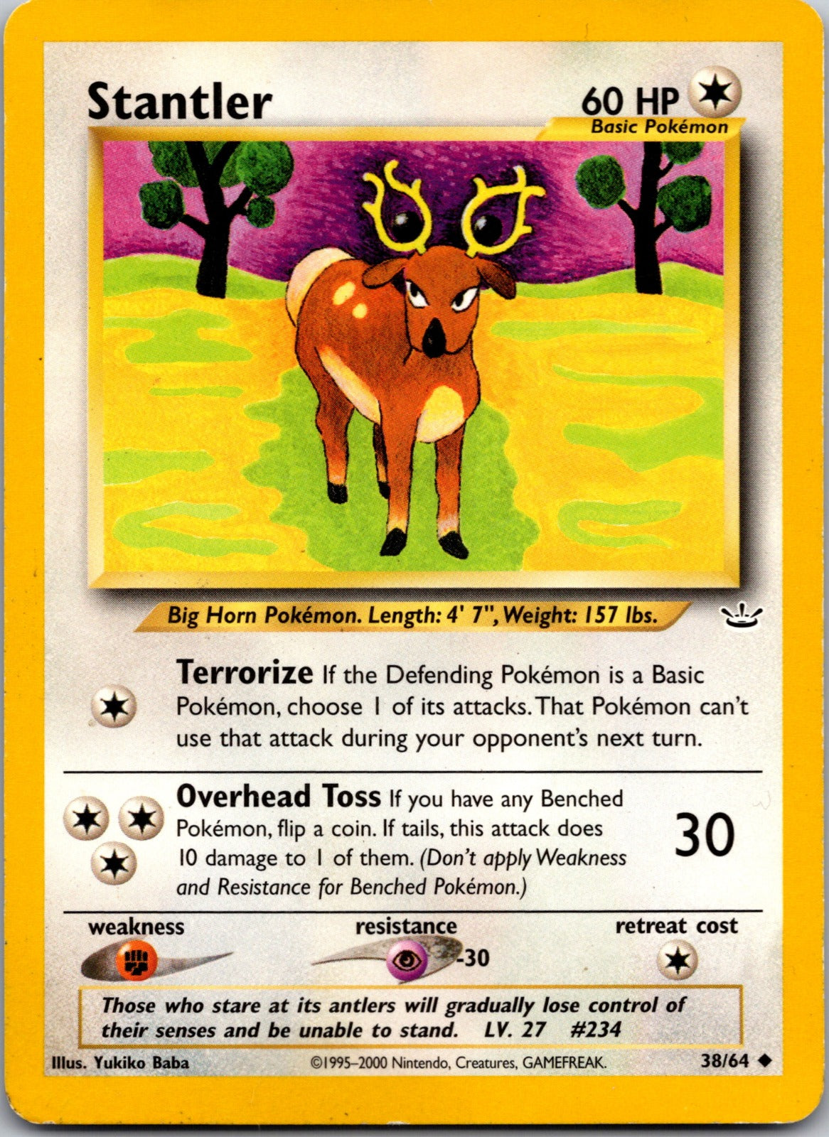 2001 Neo Revelation 38/64 Stantler MP E328