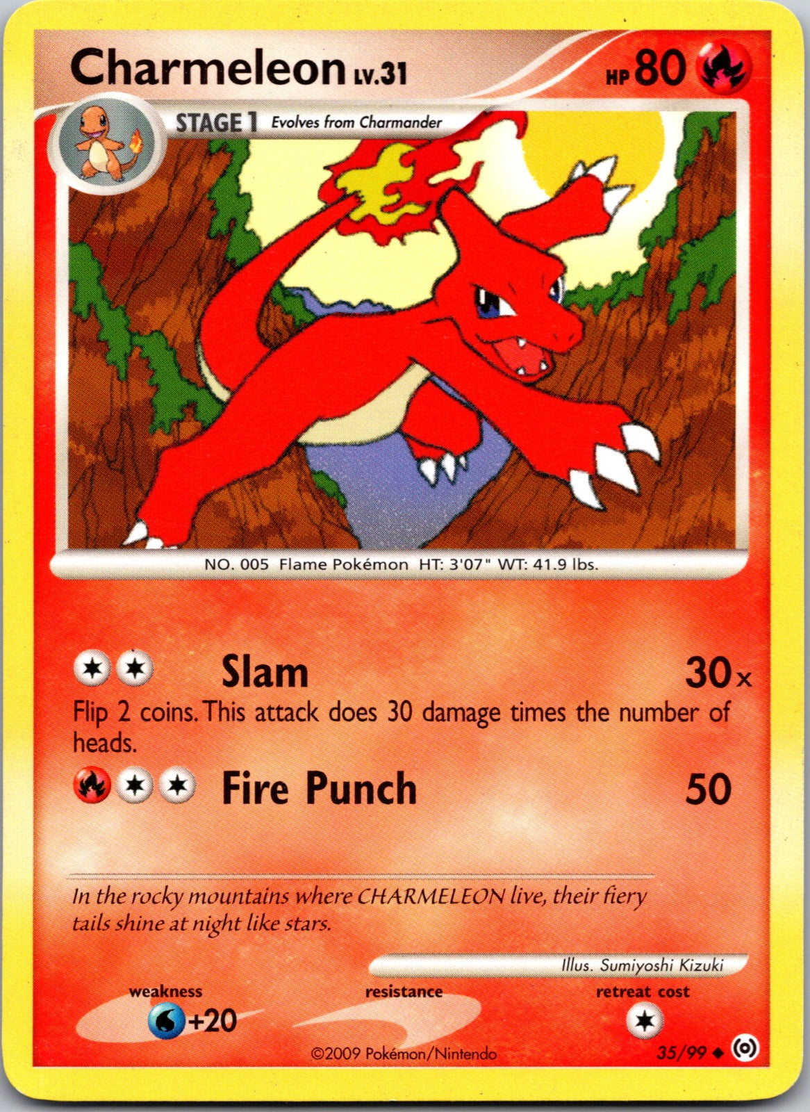 2009 Arceus 35/99 Charmeleon LP B209
