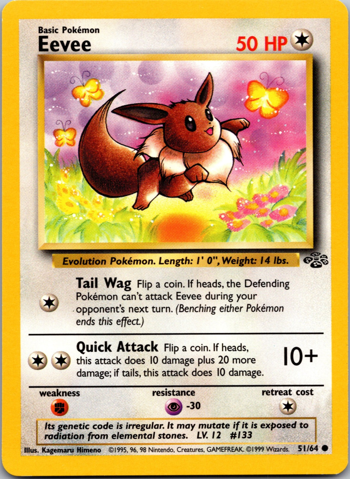 1999 Jungle 51/64 Eevee LP F226