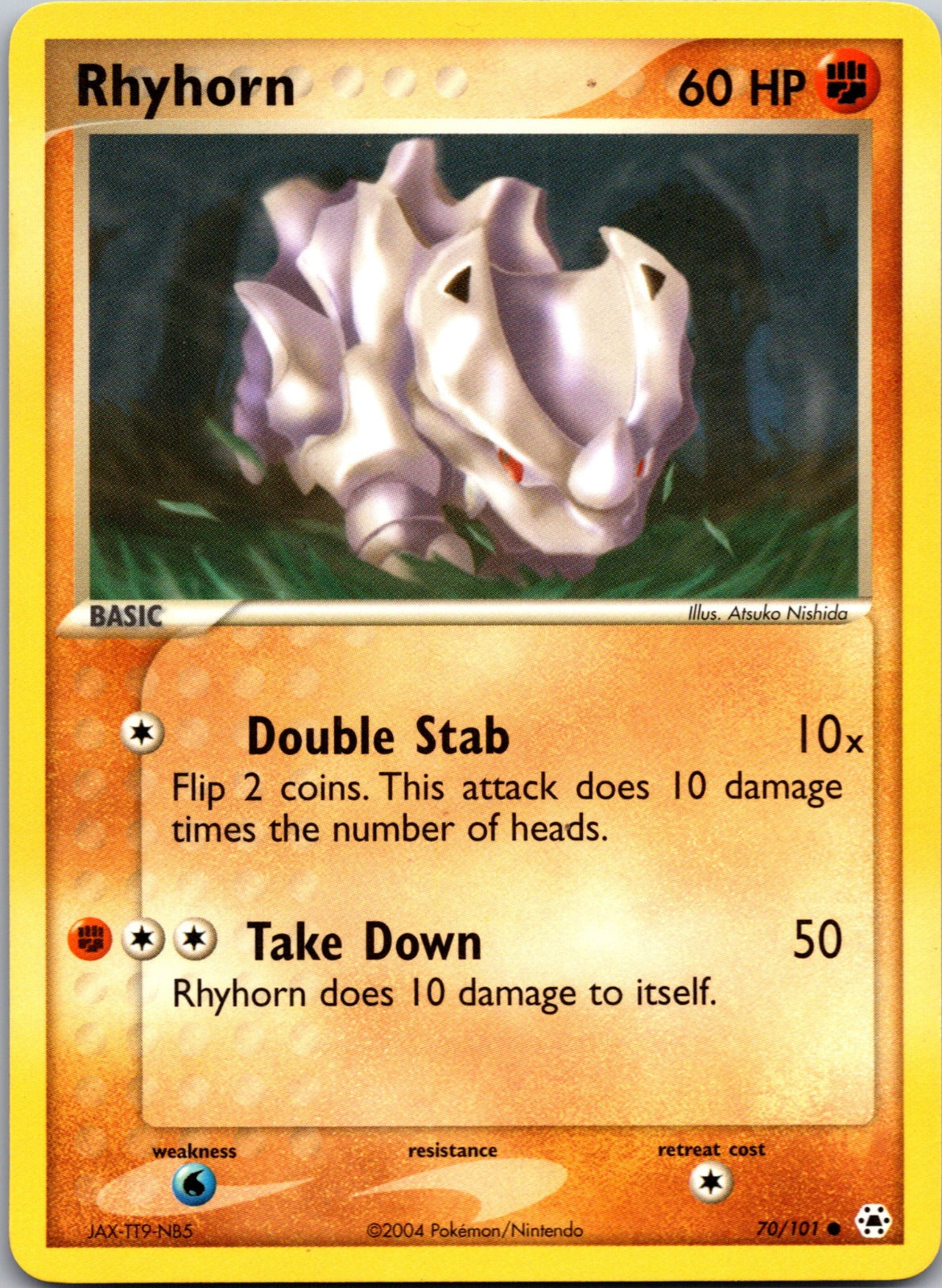 2004 Hidden Legends 70/101 Rhyhorn LP Y283