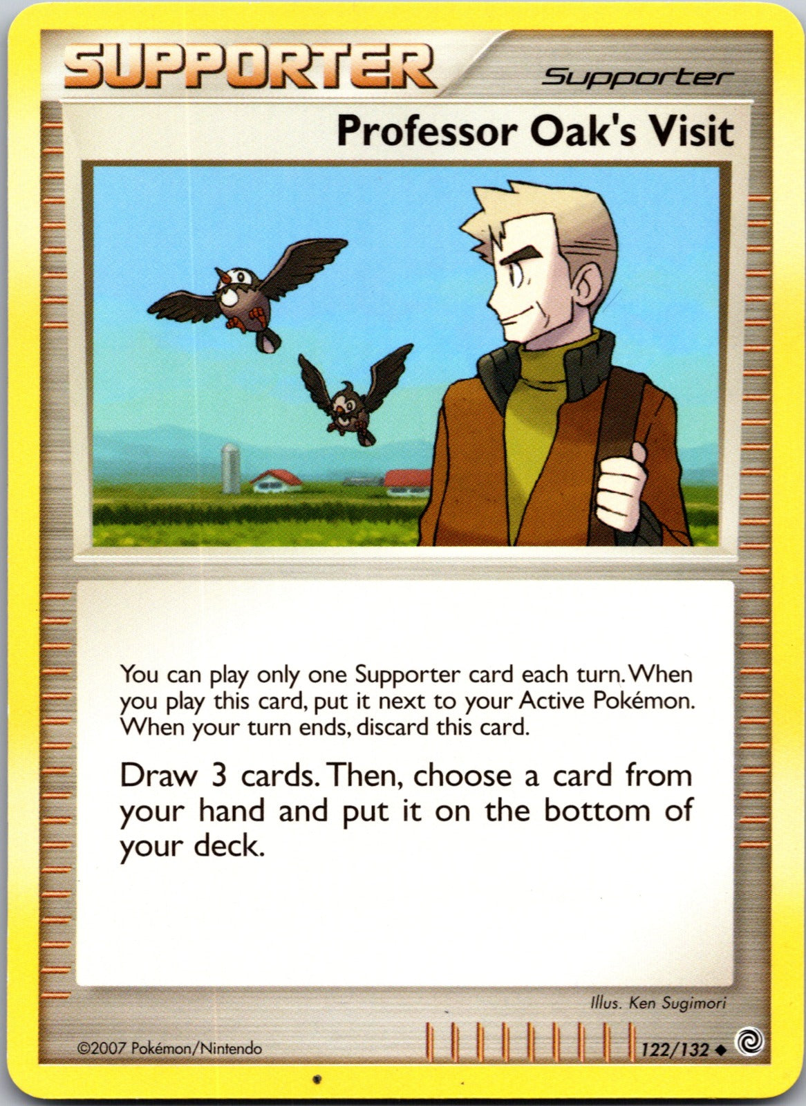 2007 Secret Wonders 122/132 Professor Oak's Visit LP D230