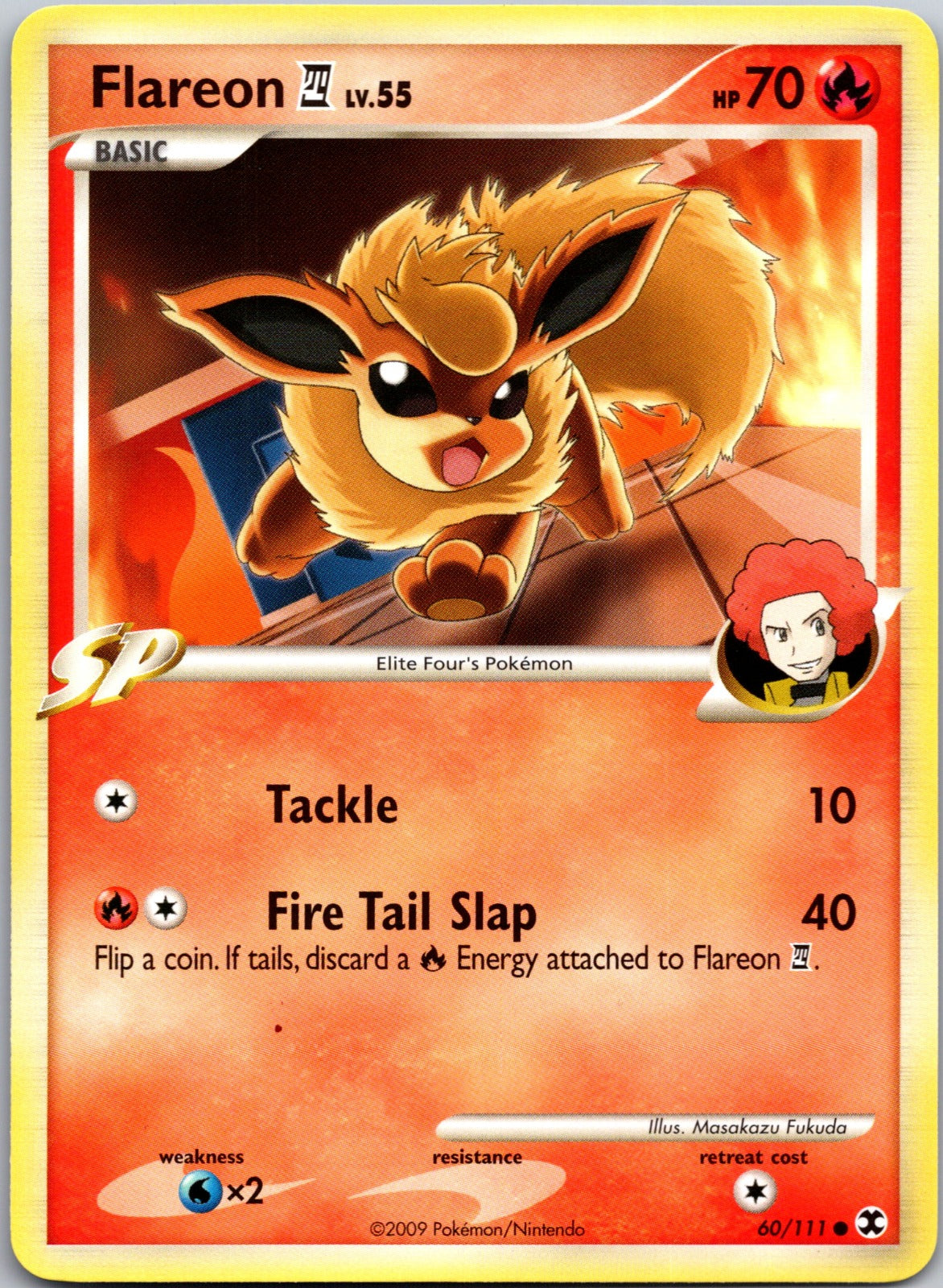2009 Rising Rivals 60/111 Flareon E4 LP F13