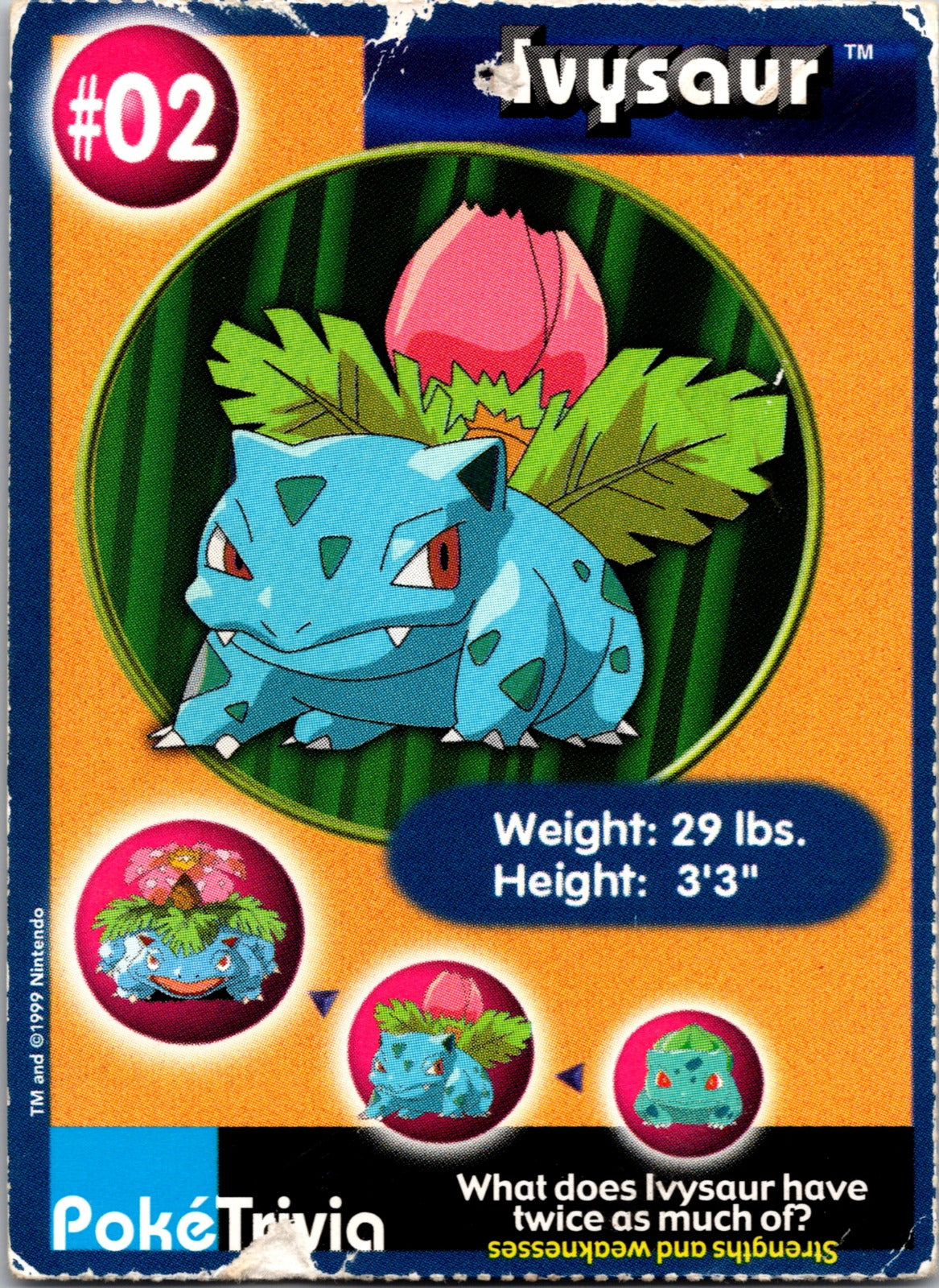 1999 Burger King Ivysaur DMG P145