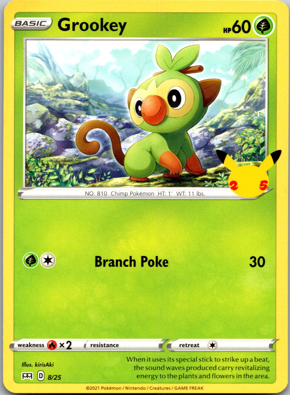 2019 SWSH: Sword and Shield Promo Cards SWSH001 Grookey NM X266