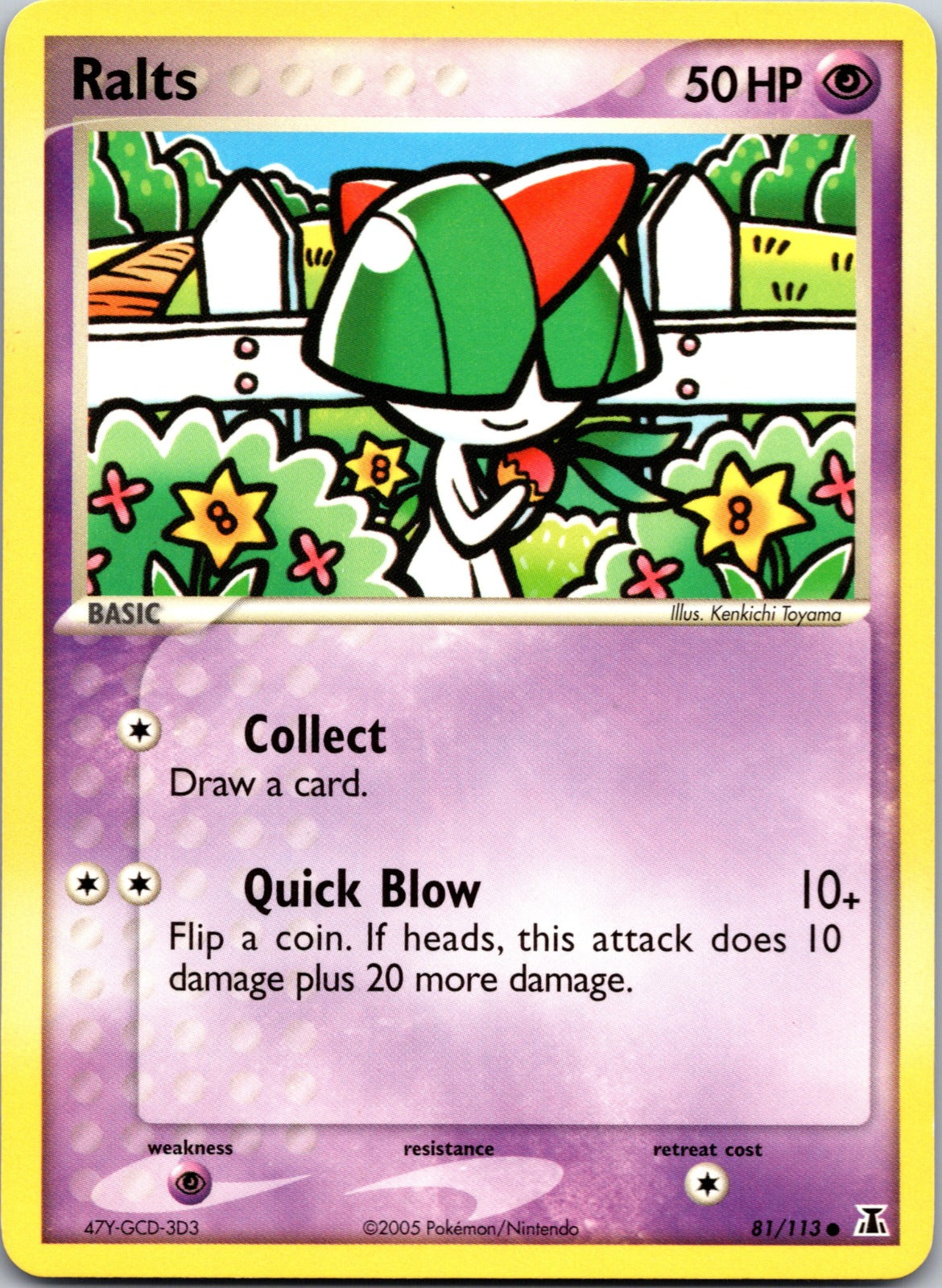 2005 Delta Species 81/113 Ralts LP Y274