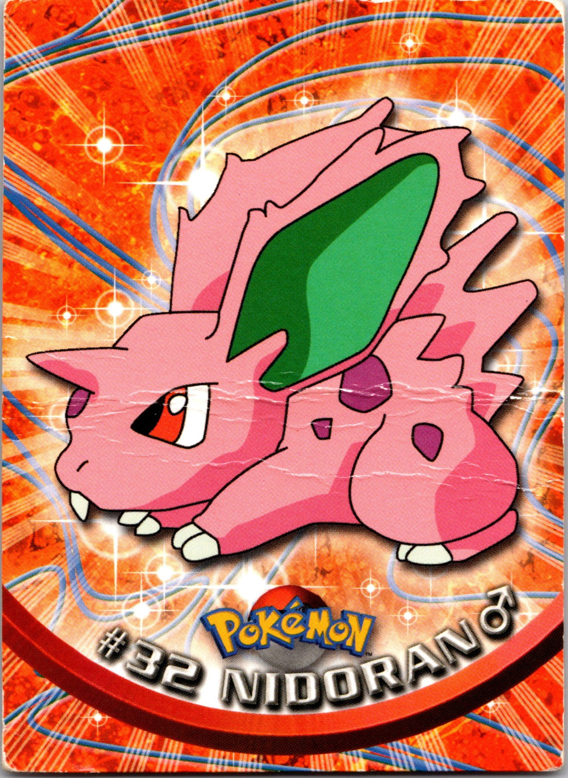 1999 Topps TV Nidoran M DMG P169