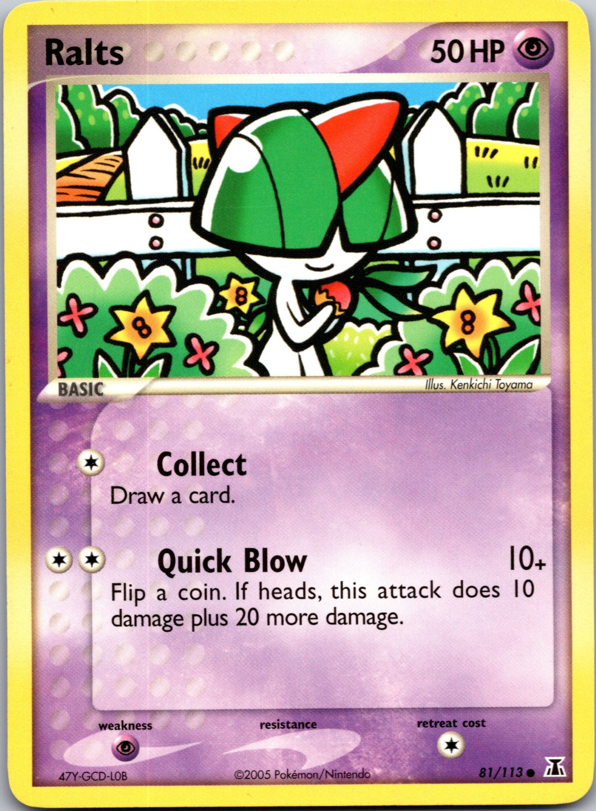 2005 Delta Species 81/113 Ralts LP D136