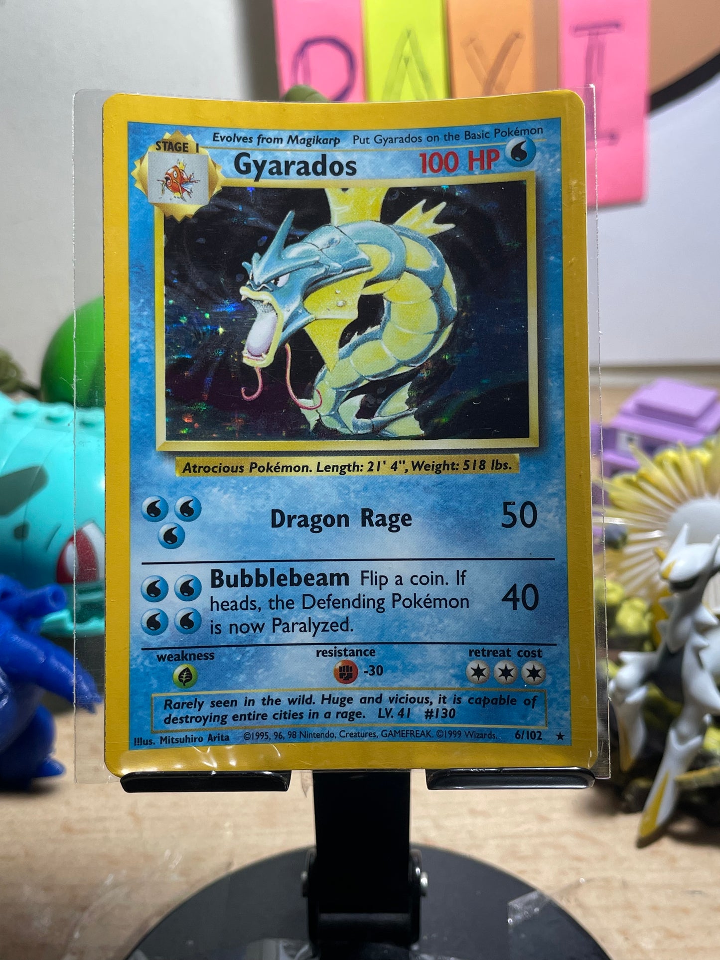 1999 Gyarados #6 Base Set