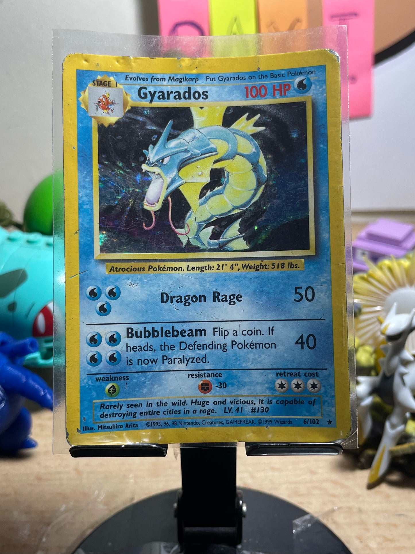 1999 Gyarados #6 Base Set