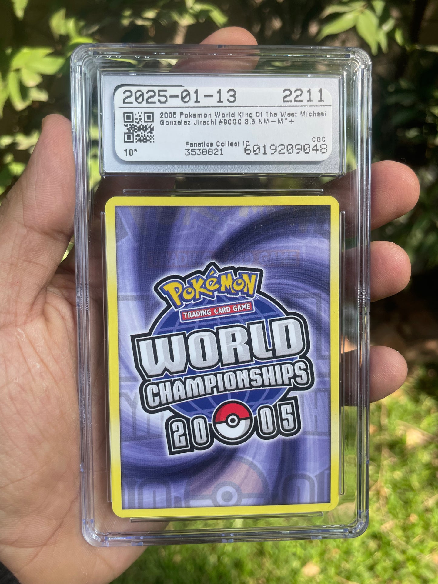 (CGC 8.5) 2005 World Champ Decks 9 Jirachi