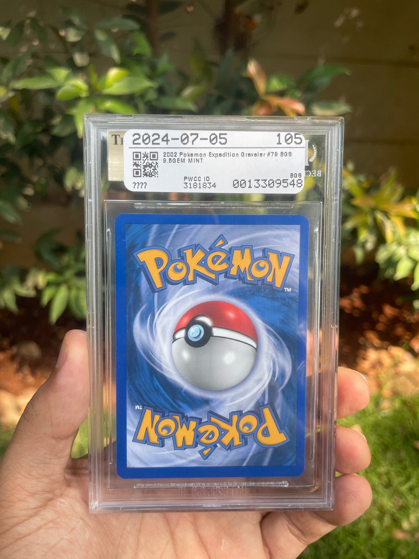 (BGS 9.5) 2002 Expedition 79 Graveler