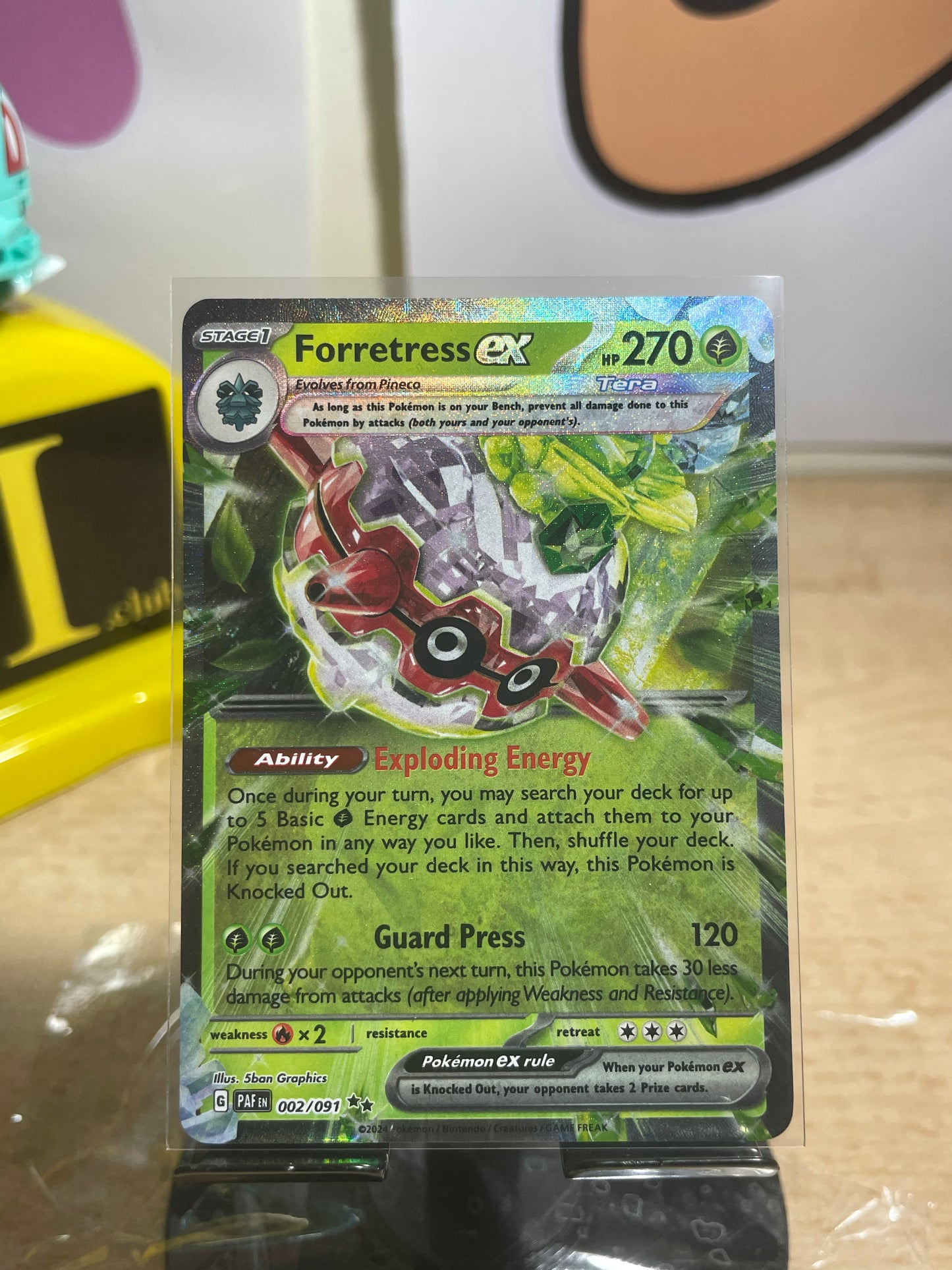 2024 Forretress ex #2 Paldean Fates