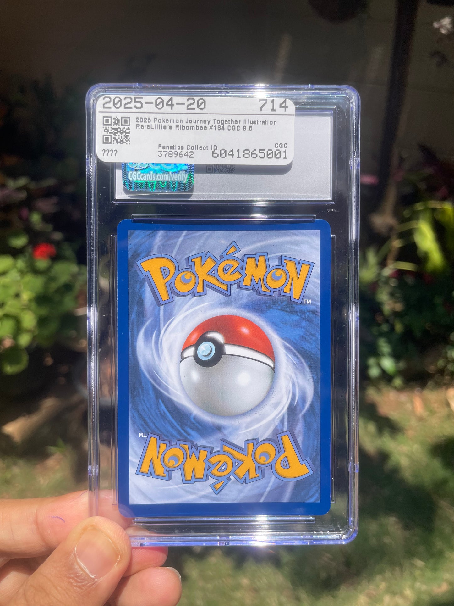 (CGC 9.5) 2025 Journey Together 164 Lillie's Ribombee