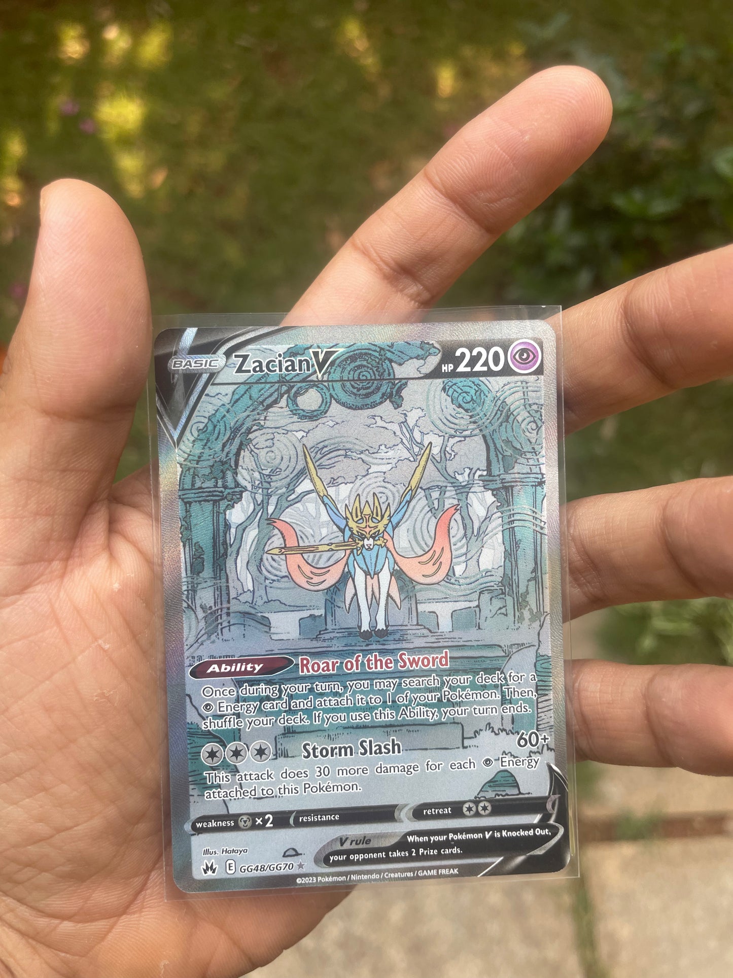 2023 Zacian V #GG48 Crown Zenith