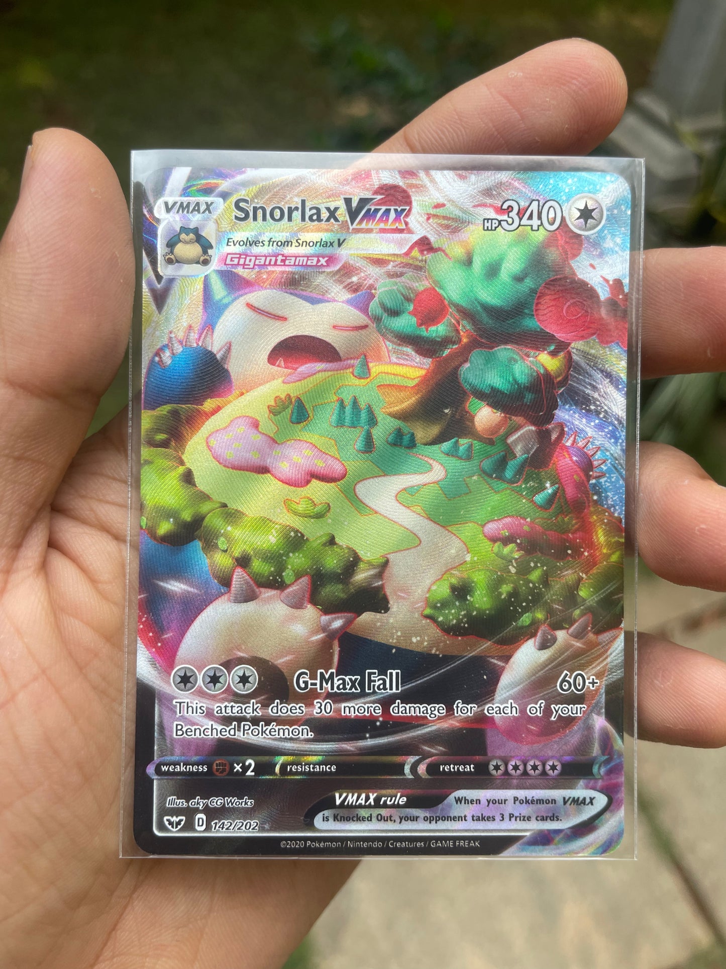 2020 Snorlax VMAX #142 Sword & Shield