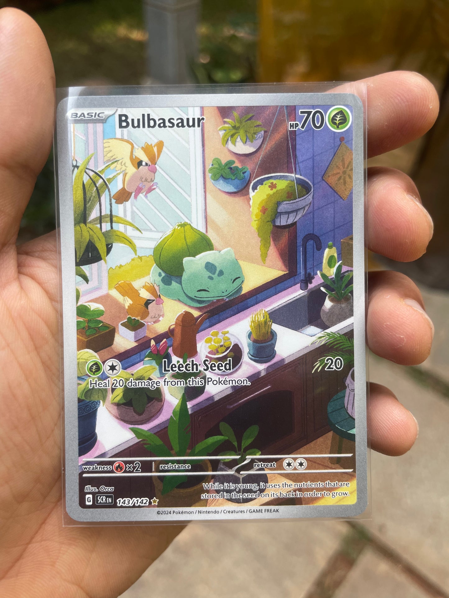2024 Bulbasaur #143 Stellar Crown