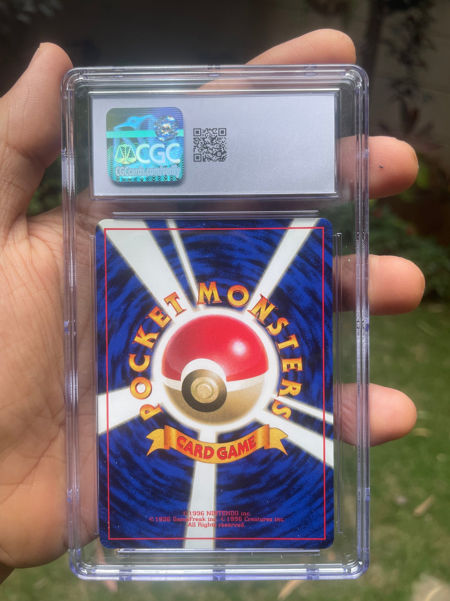 (CGC 9) 1996 Rattata Base Set (No Rarity) (JP)