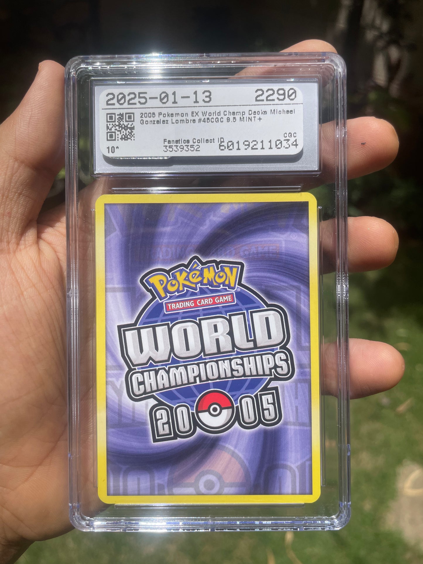 (CGC 9.5) 2005 Lombre 45/100 World Champ. Deck
