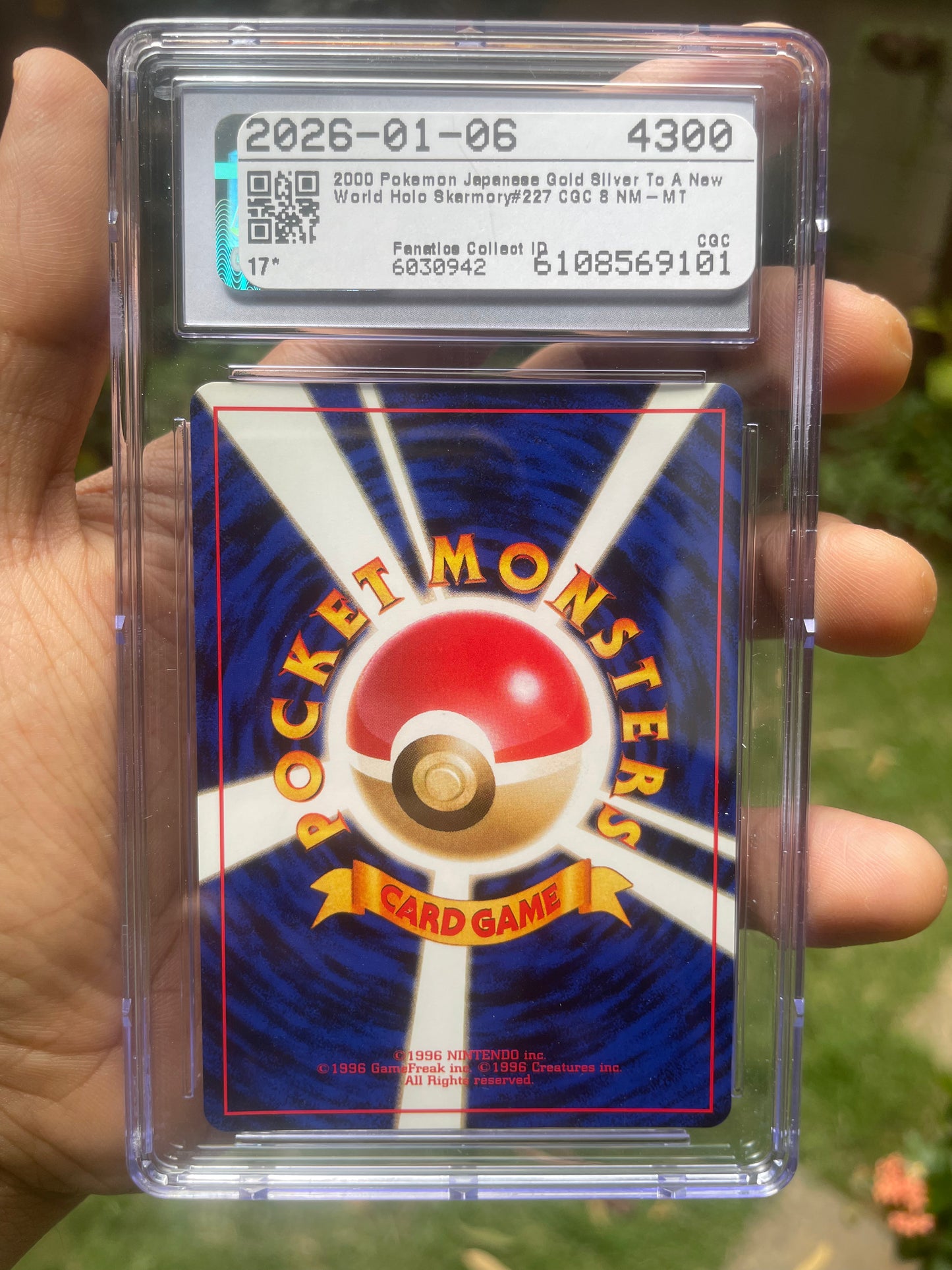 (CGC 8) 2000 Skarmory 227 Neo (JP)
