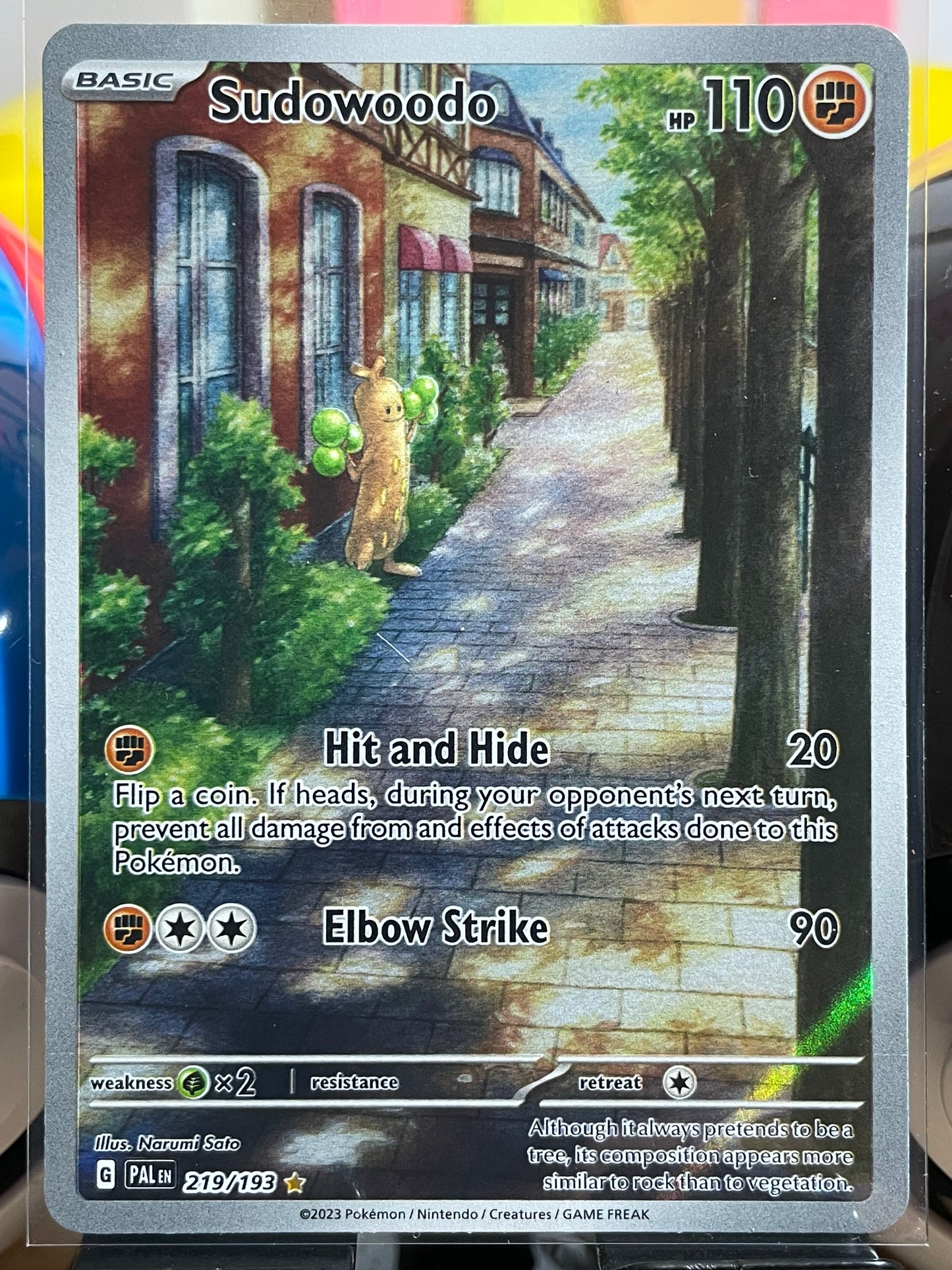 2023 Sudowoodo #219 Paldea Evolved