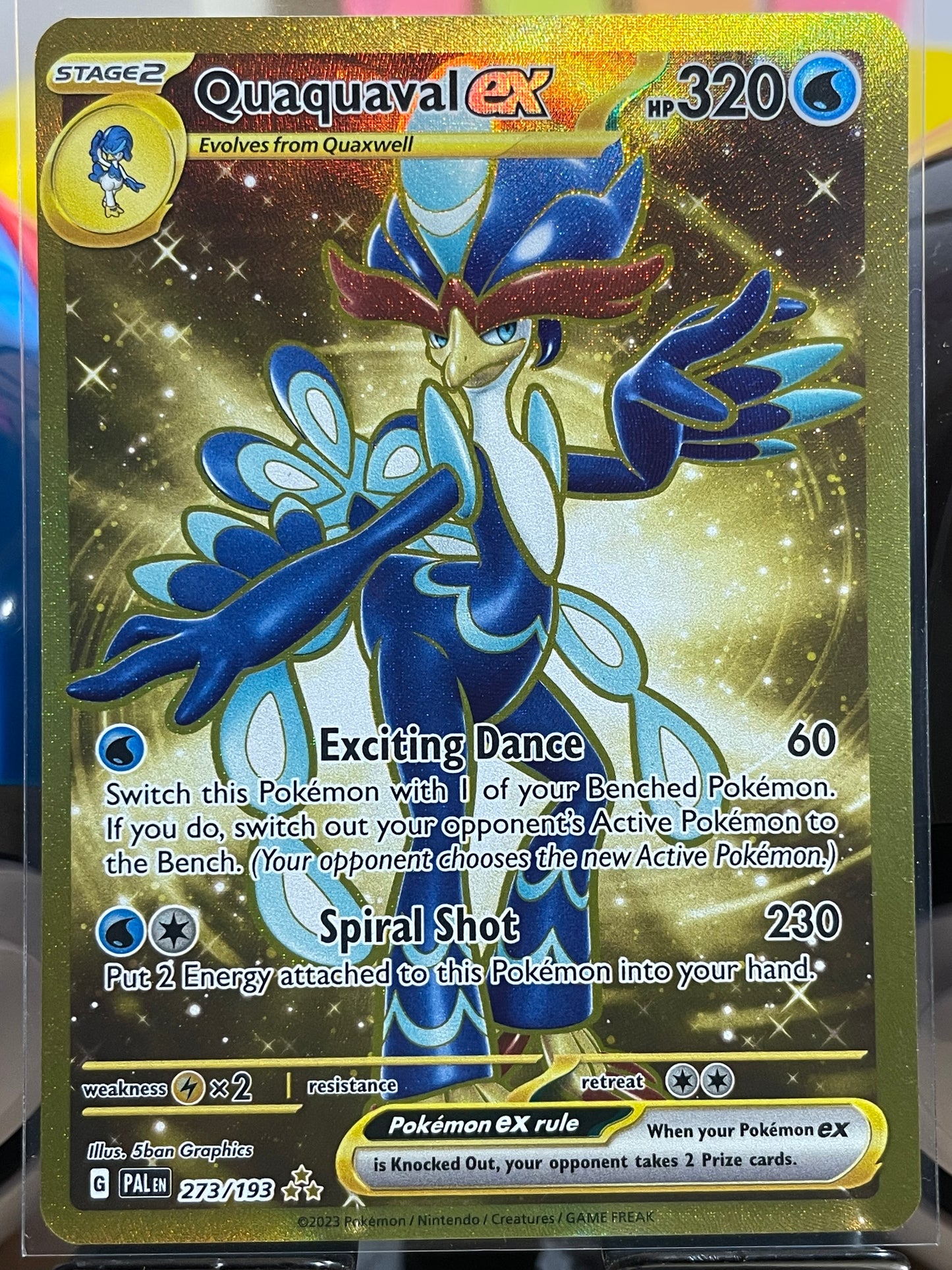2023 Quaquaval ex #273 Paldea Evolved