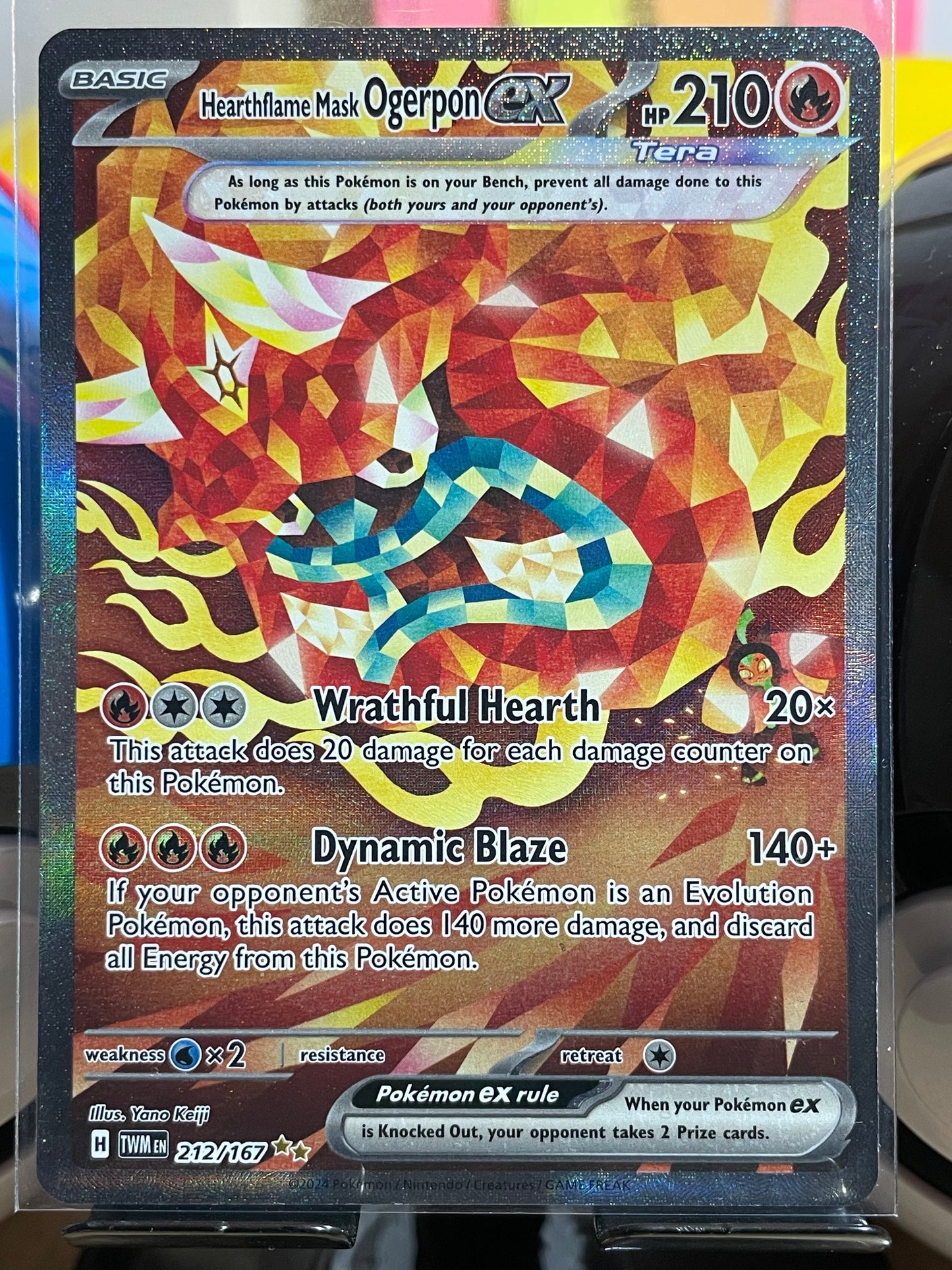 2024 Heartflame Mask Ogerpon ex #212 Twilight Masquerade