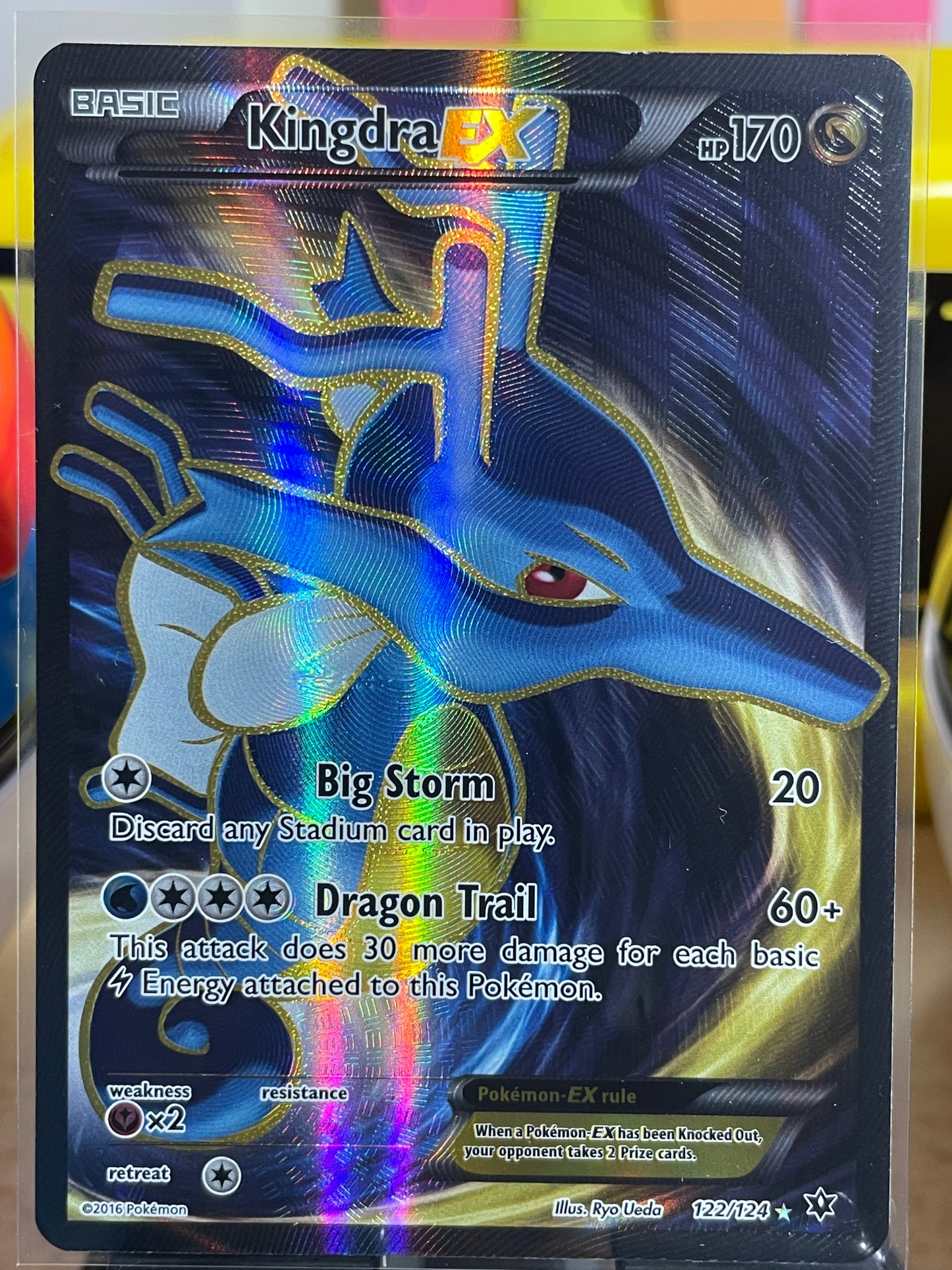 2016 Kingdra EX #122 Fates Collide