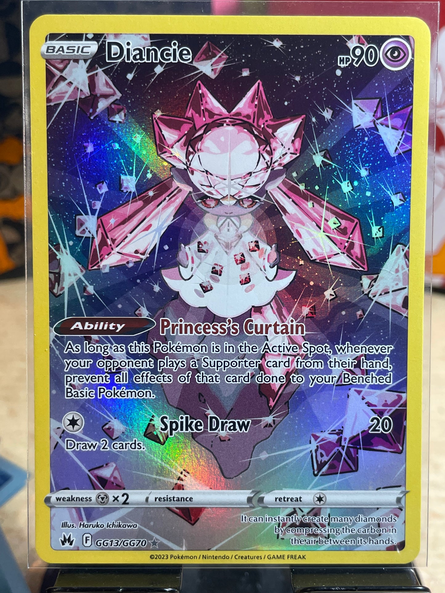 2023 Diancie #GG13 Crown Zenith