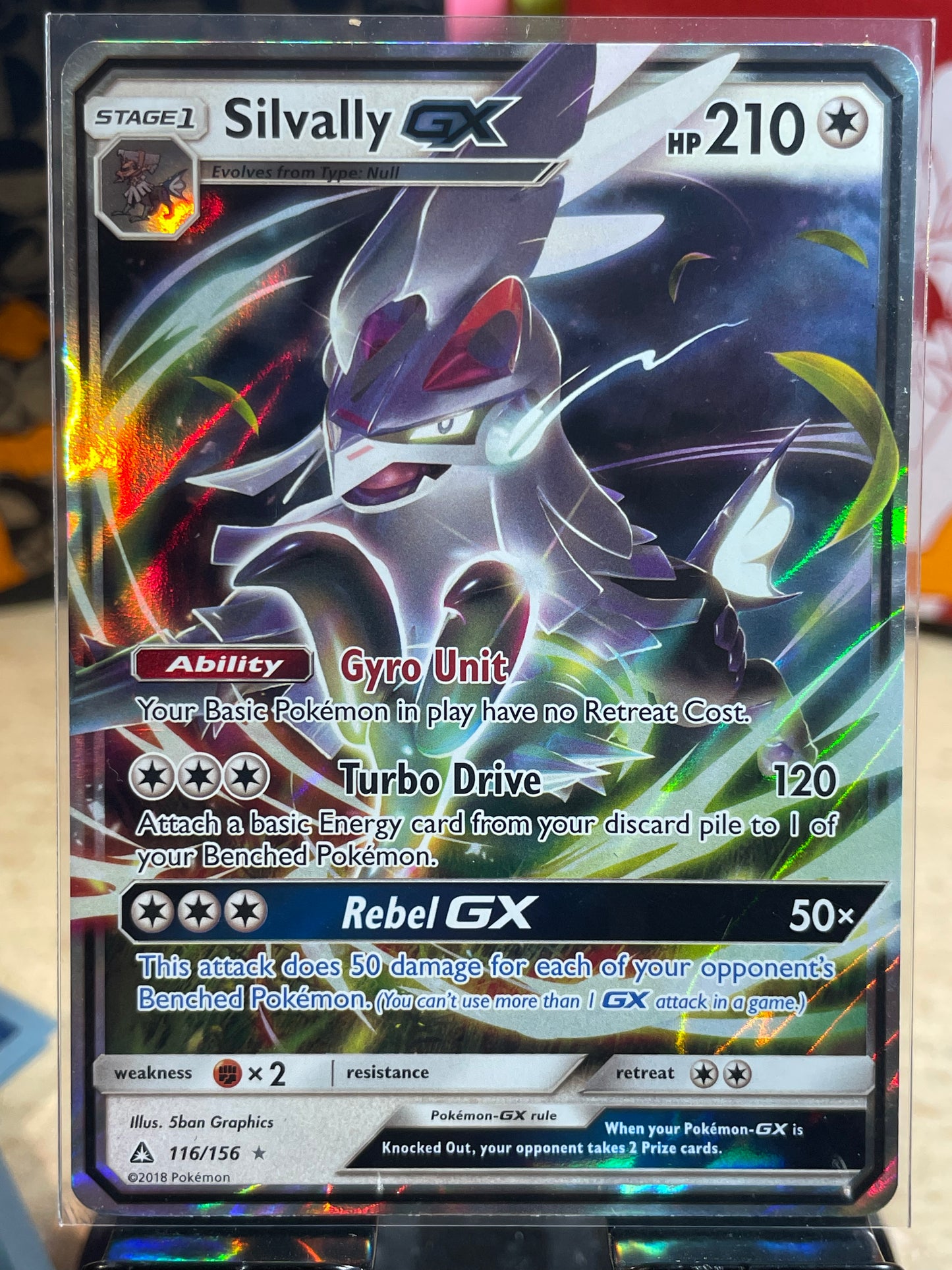 2018 Silvally GX #116 Ultra Prism