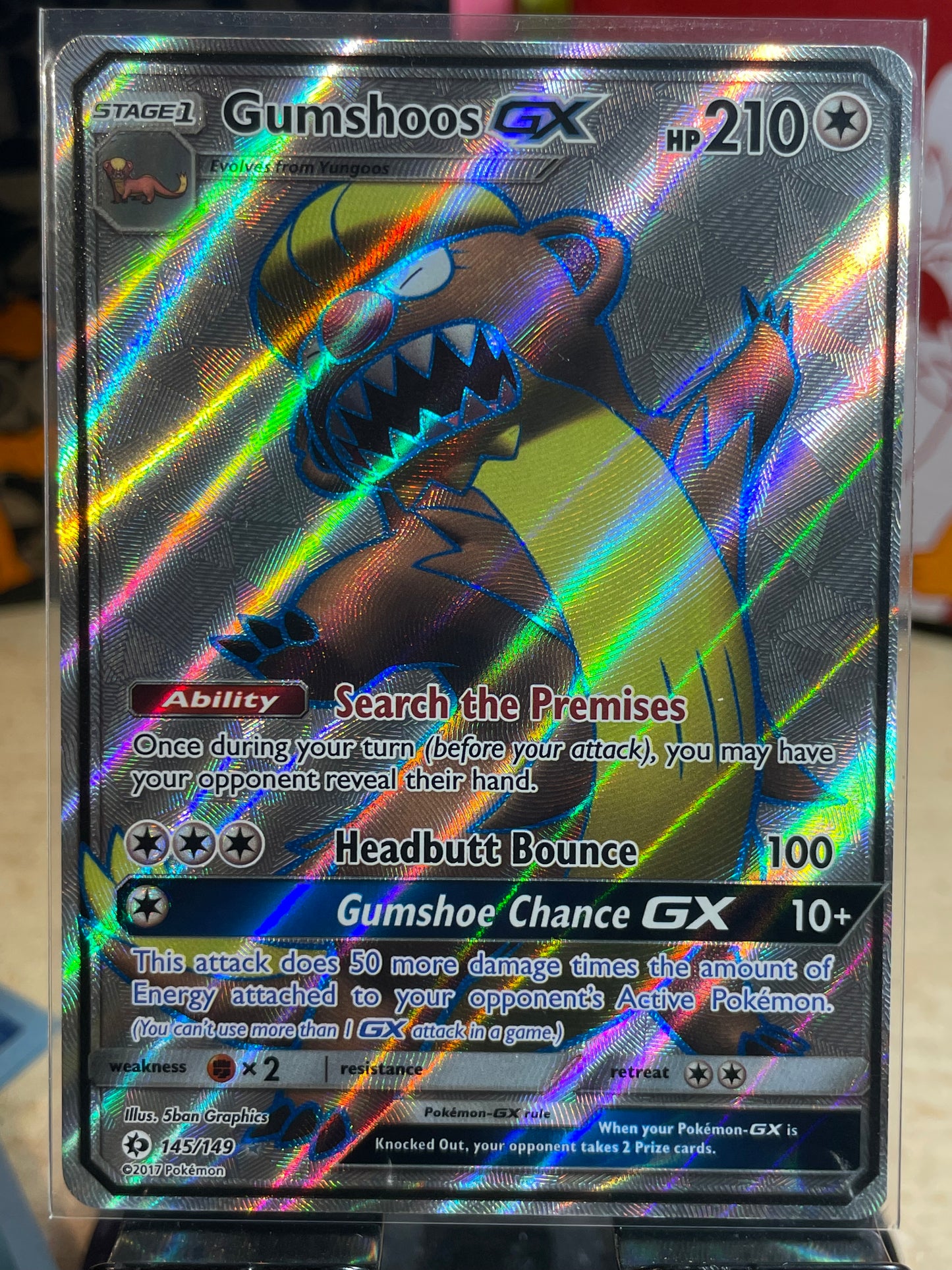 2017 Gumshoos GX #145 Sun & Moon