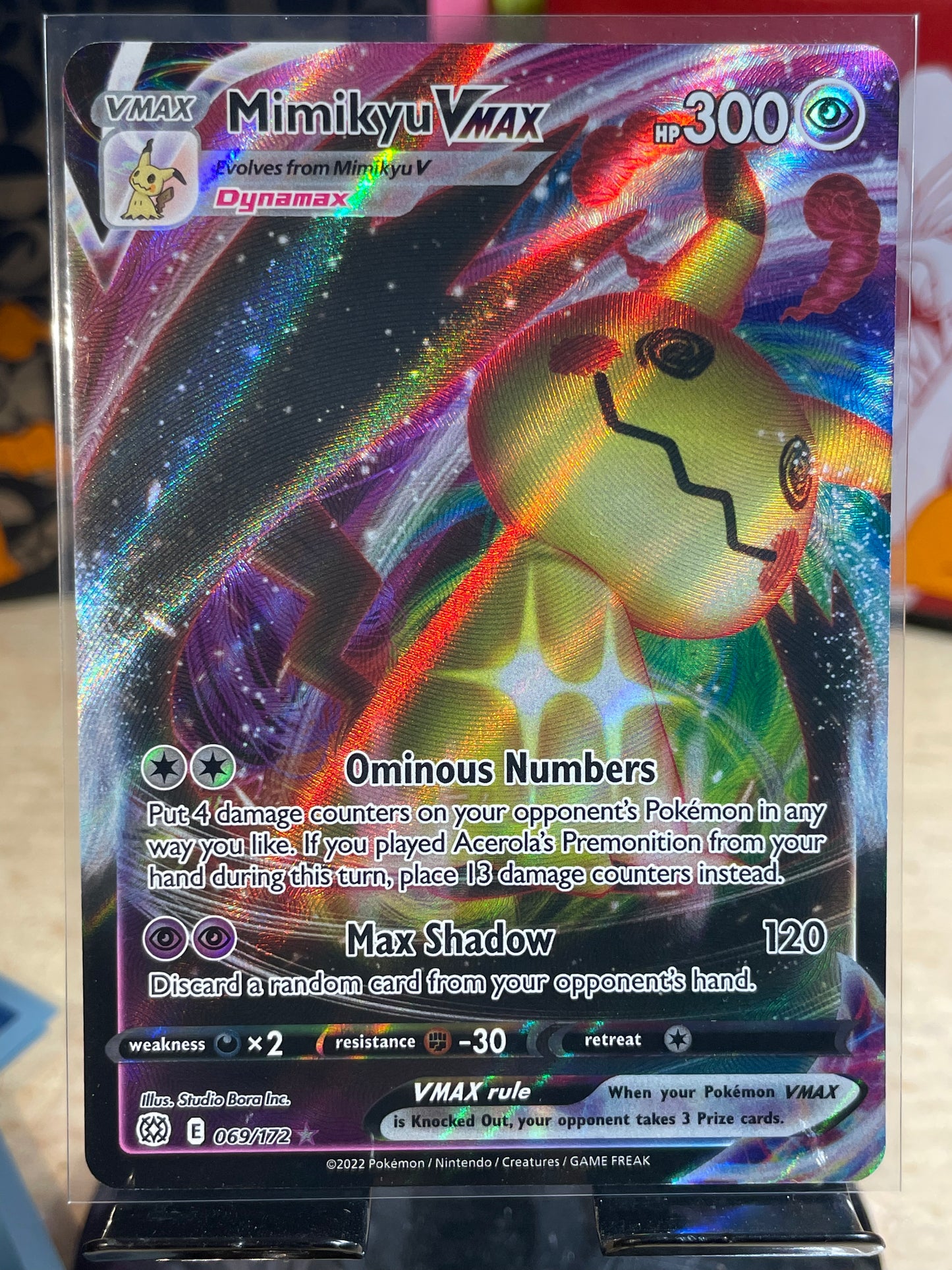 2022 Mimikyu VMAX #69 Brilliant Stars