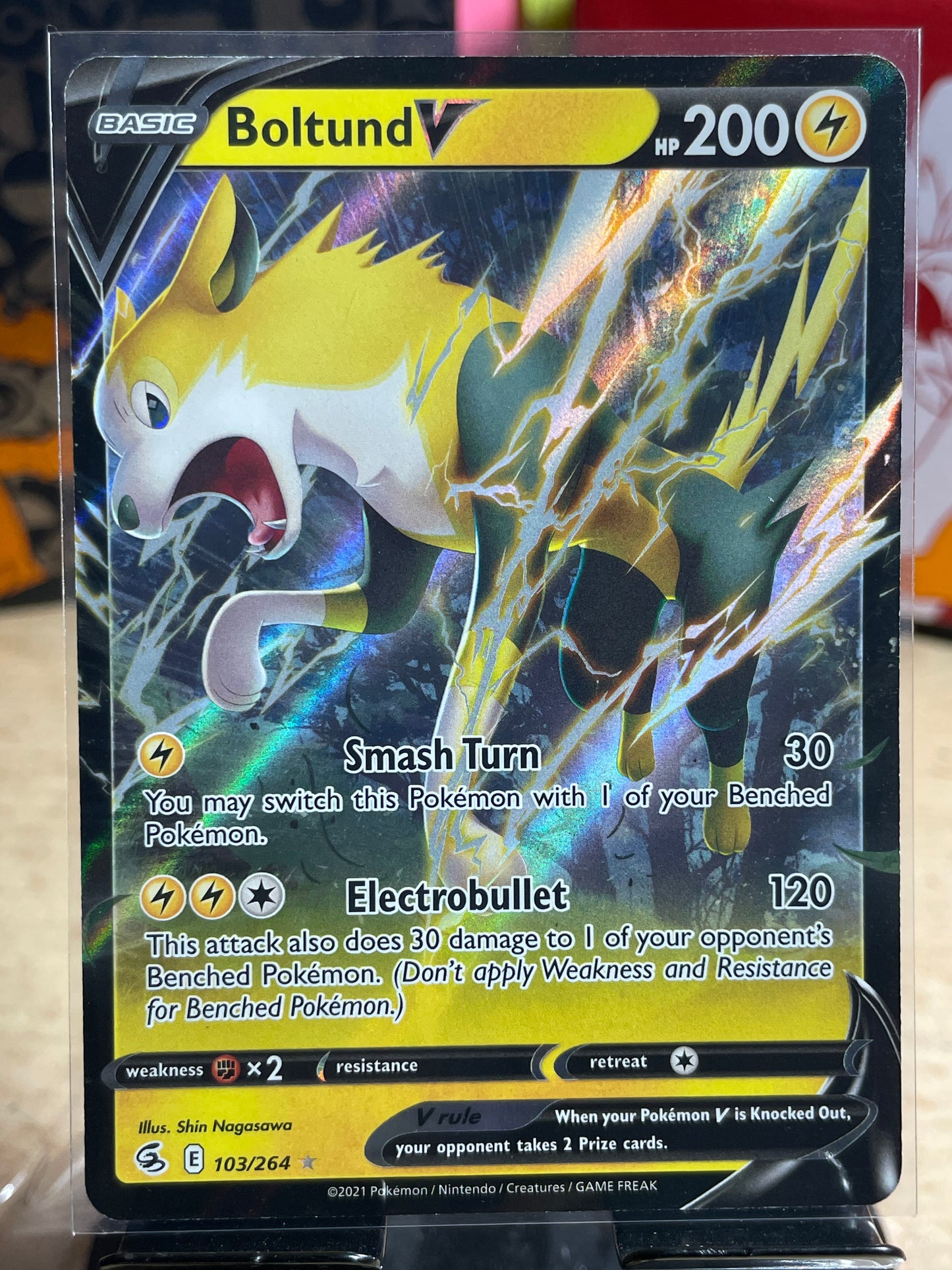 2021 Boltund V #103 Fusion Strike