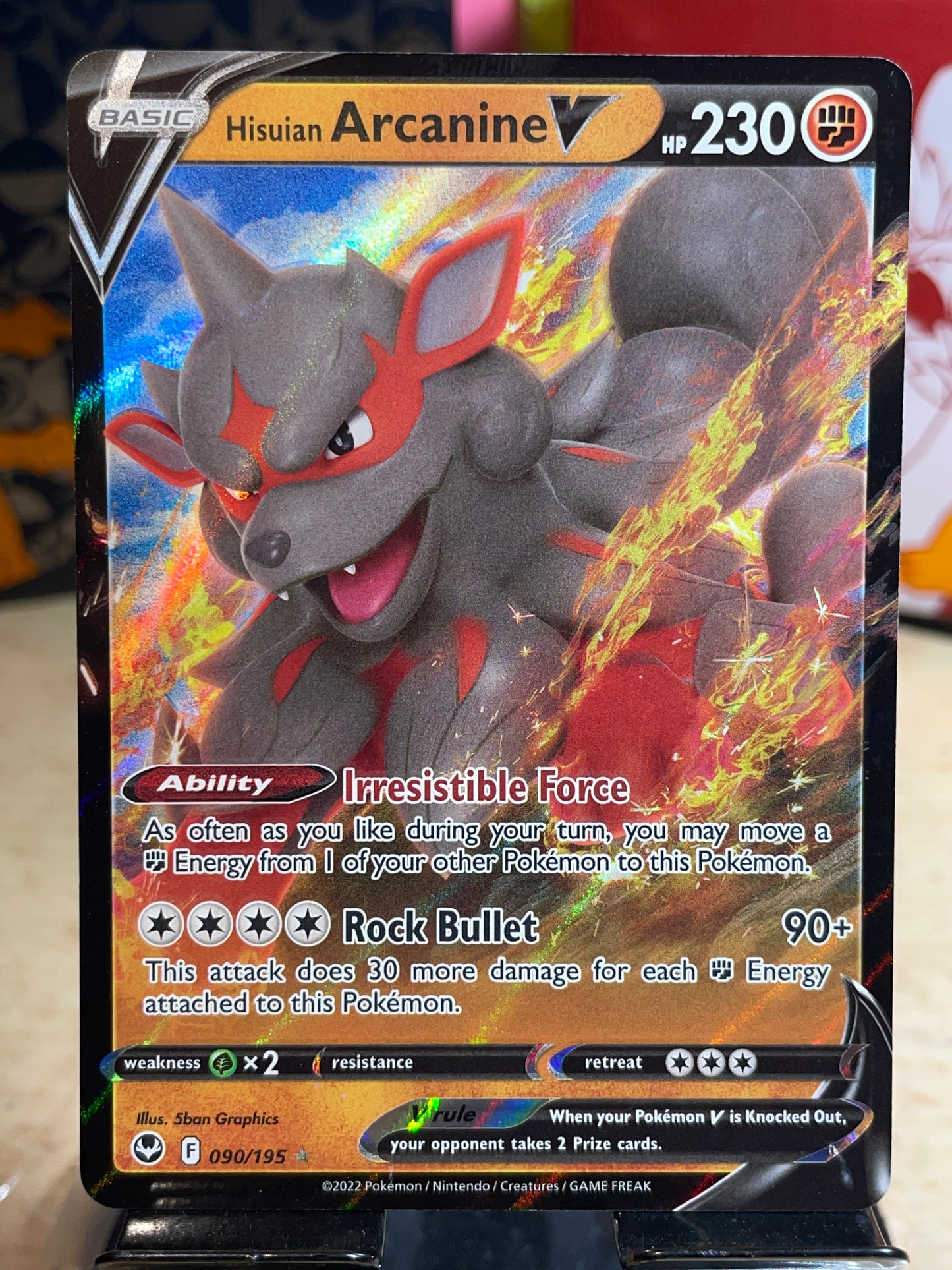 2022 Hisuian Arcanine #90 Silver Tempest