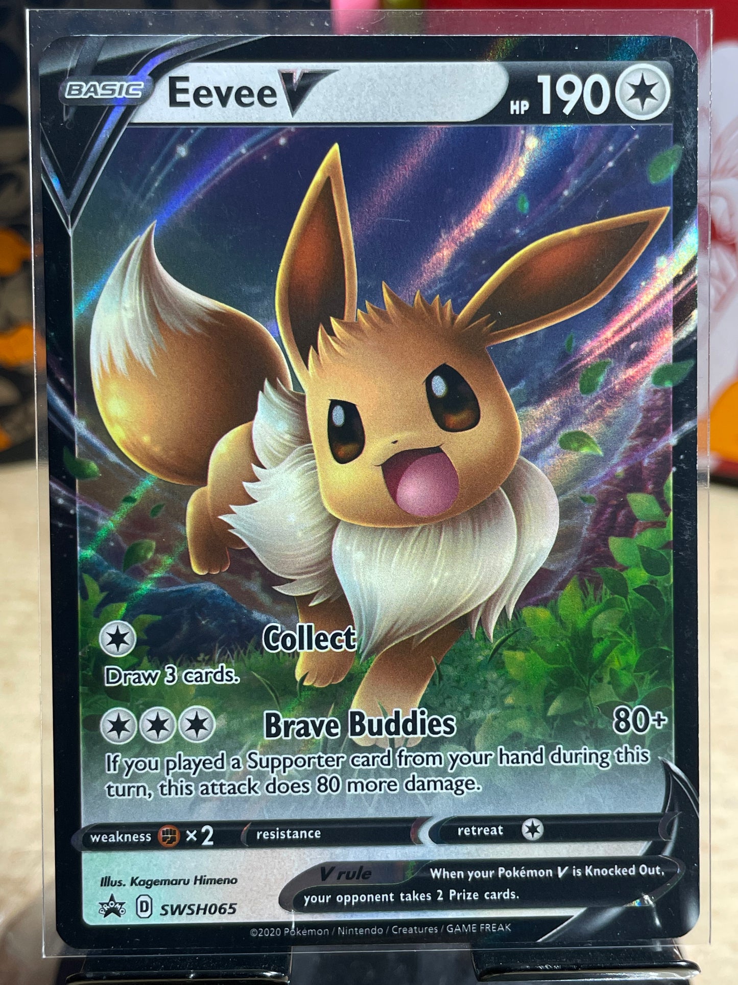 2020 Eevee V #SWSH65 Promo