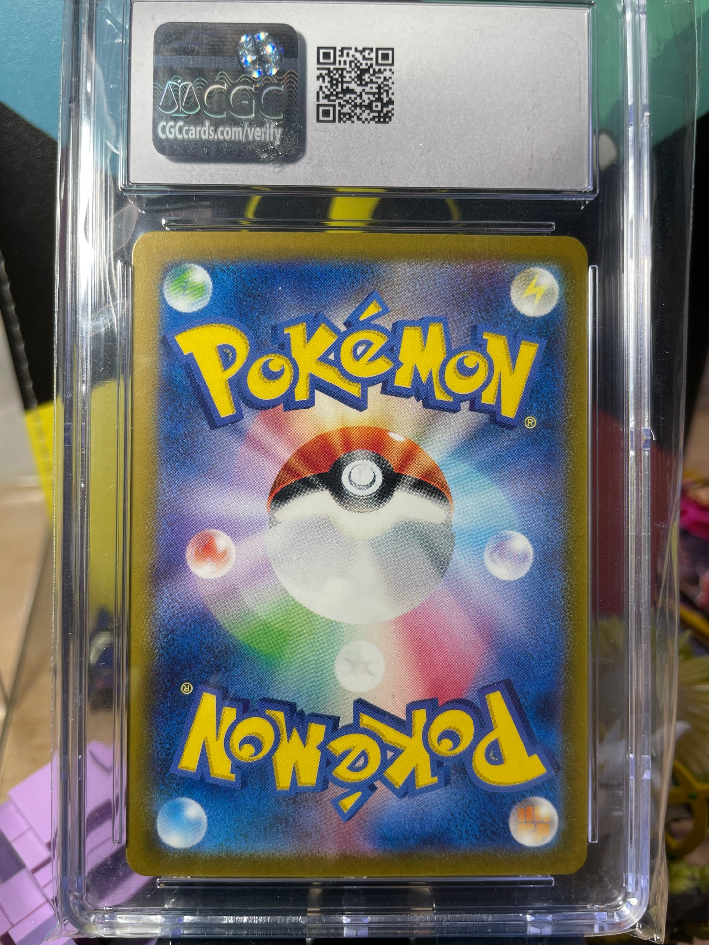 (CGC 10) 2023 Larvitar #114 Black Flame (JP)