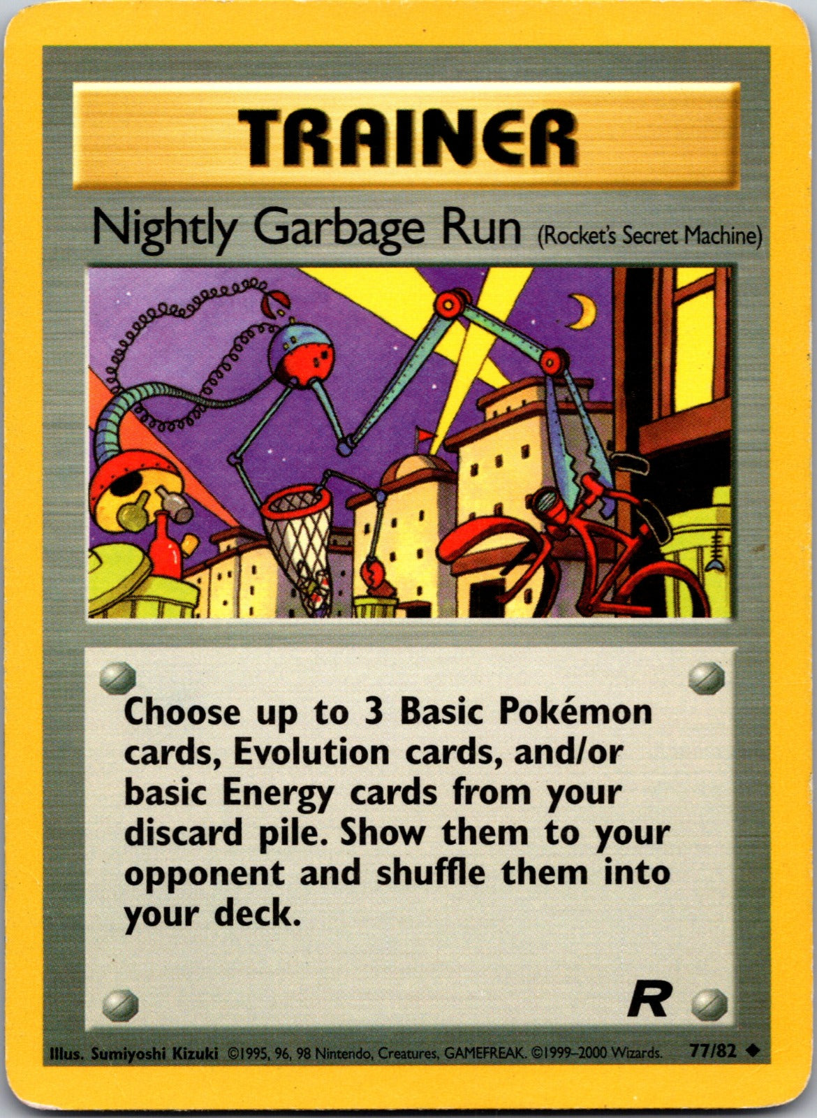 2000 Team Rocket 77/82 Nightly Garbage Run (Rocket's Secret Machine) LP Y114