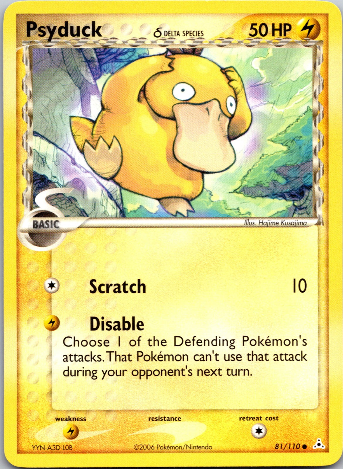2006 Holon Phantoms 81/110 Psyduck (Delta Species) LP P54