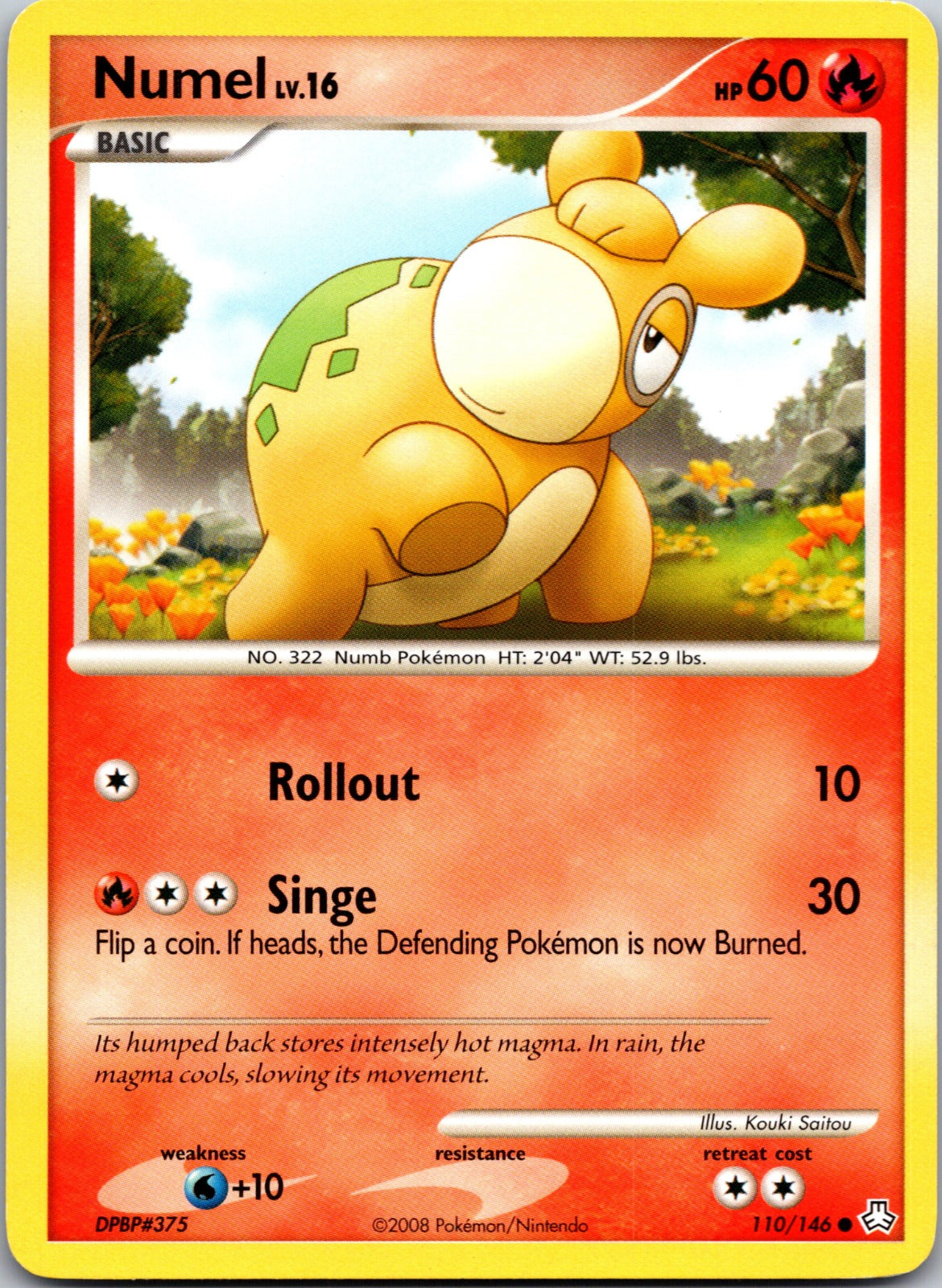 2008 Legends Awakened 110/146 Numel LP C321