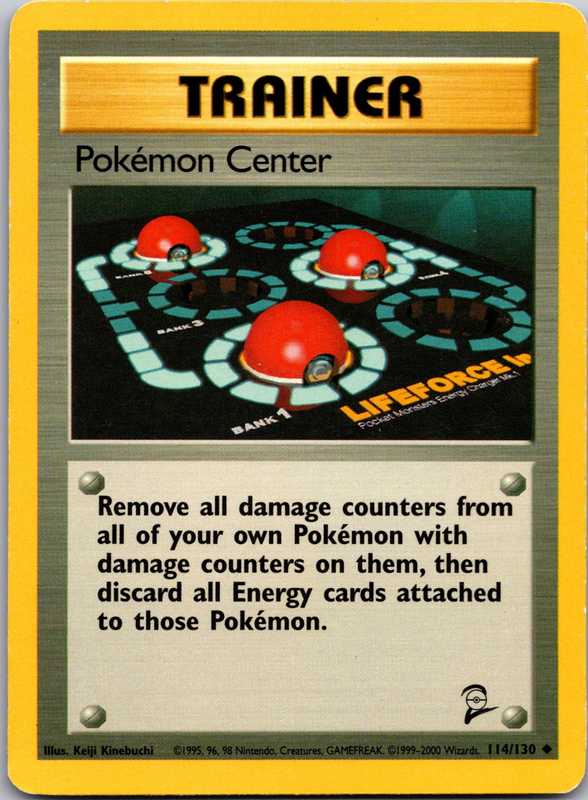 2000 Base Set 2 114/130 Pokemon Center LP E123