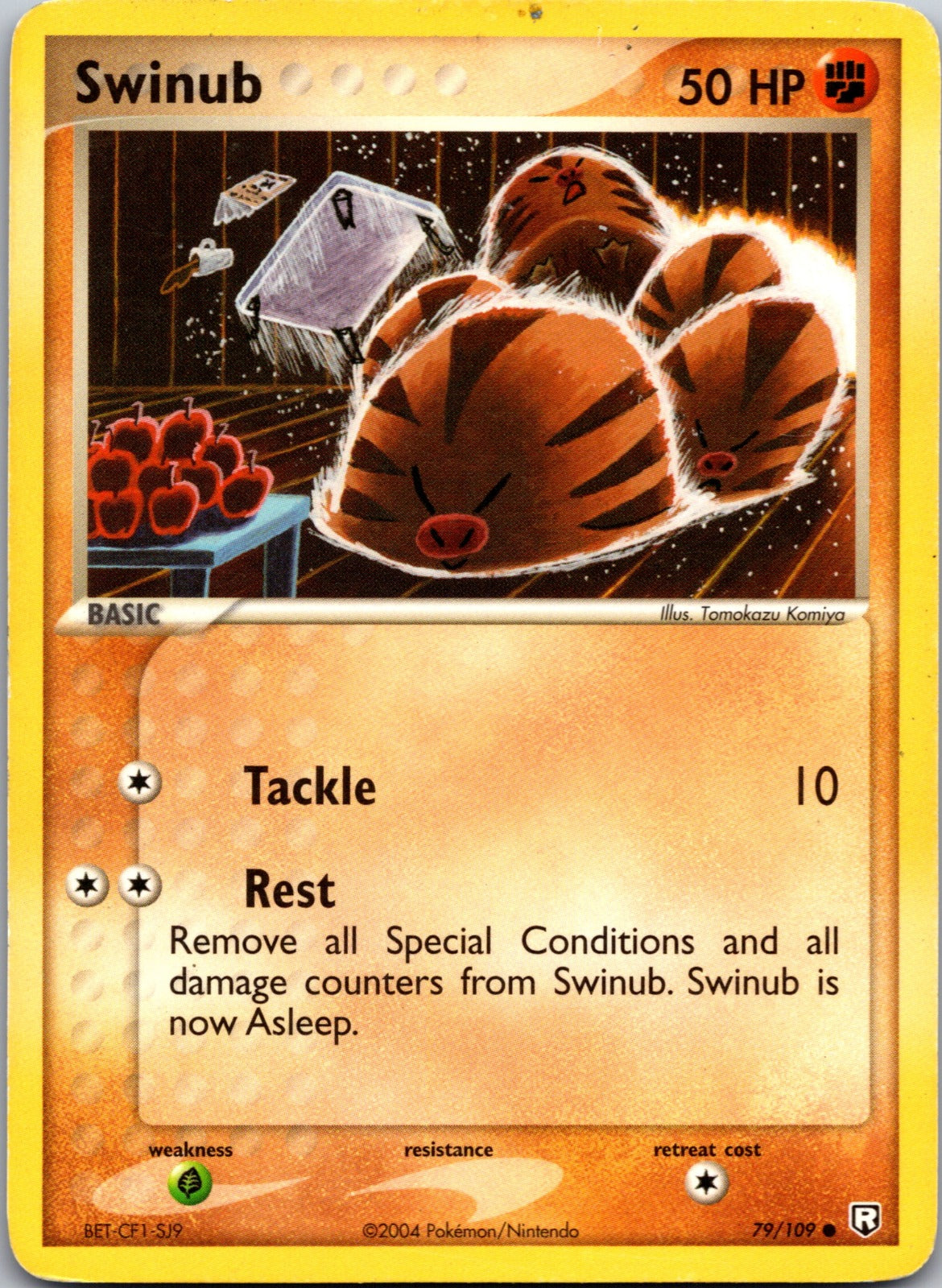2004 Team Rocket Returns 79/109 Swinub HP Z173
